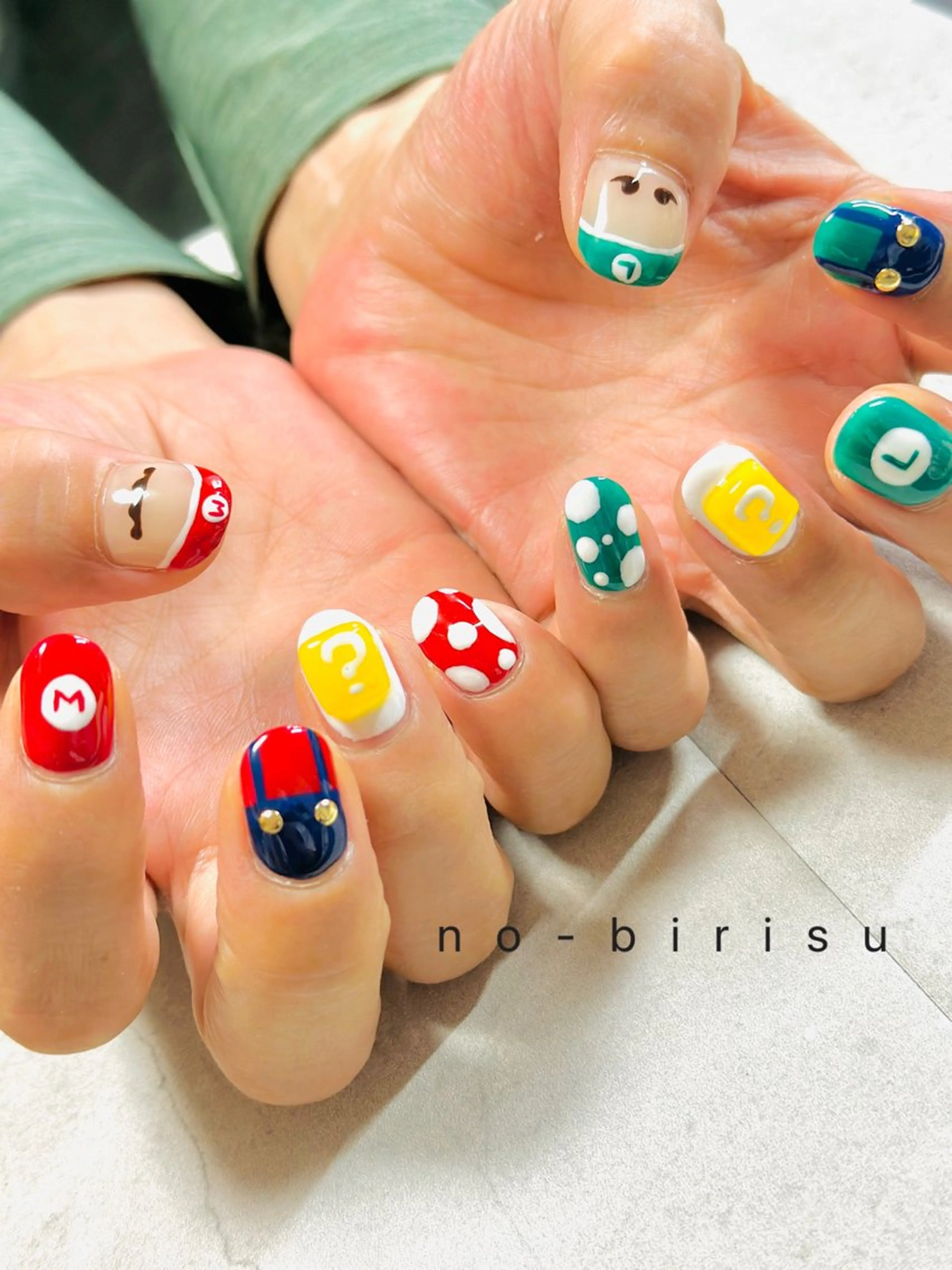 ネイル アートネイル メンズネイル ハンドネイル no-birisu nailのネイルデザイン