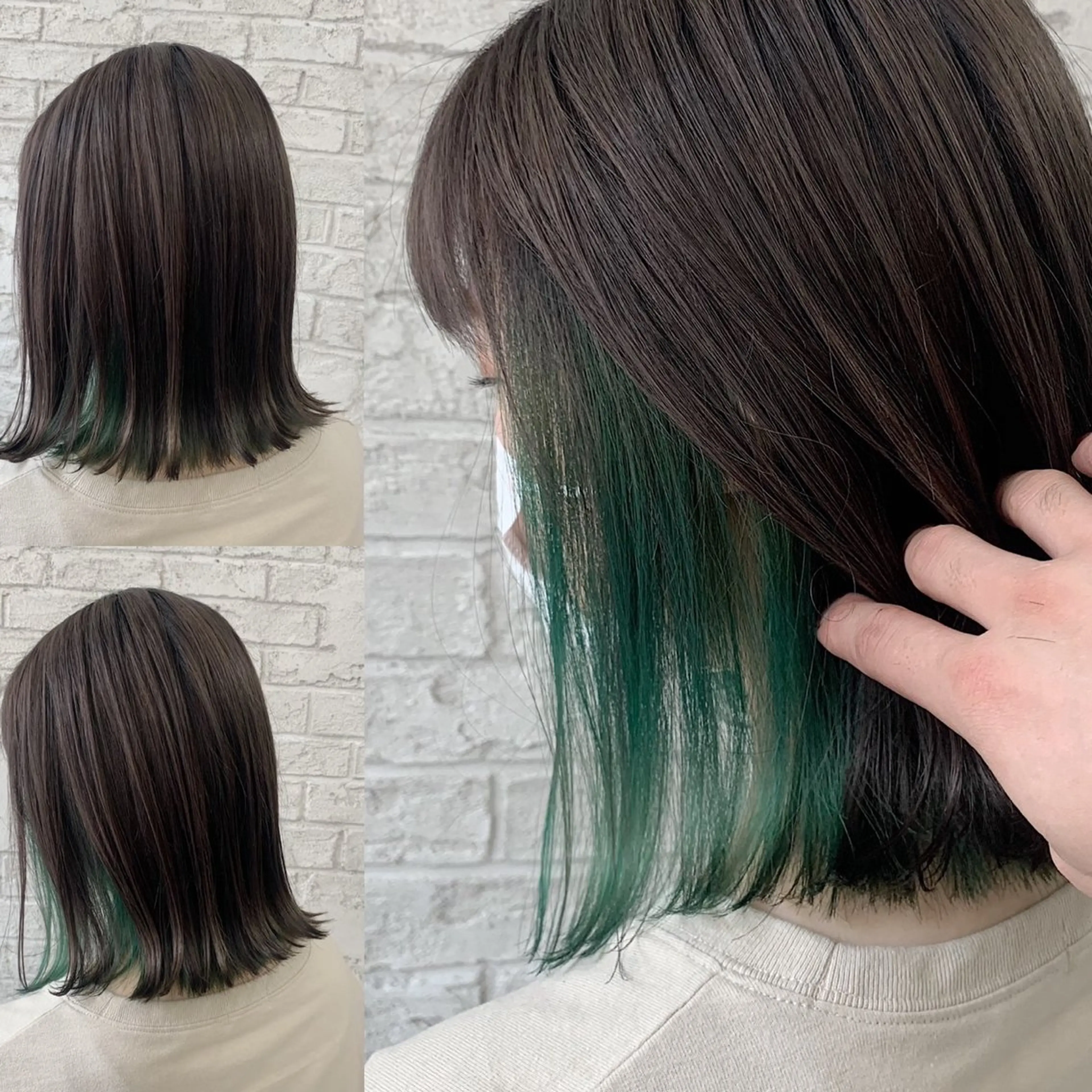 セミロング ヘアカラー トリートメント インナーカラー特化 🐬HIKARU🐬のヘアスタイル