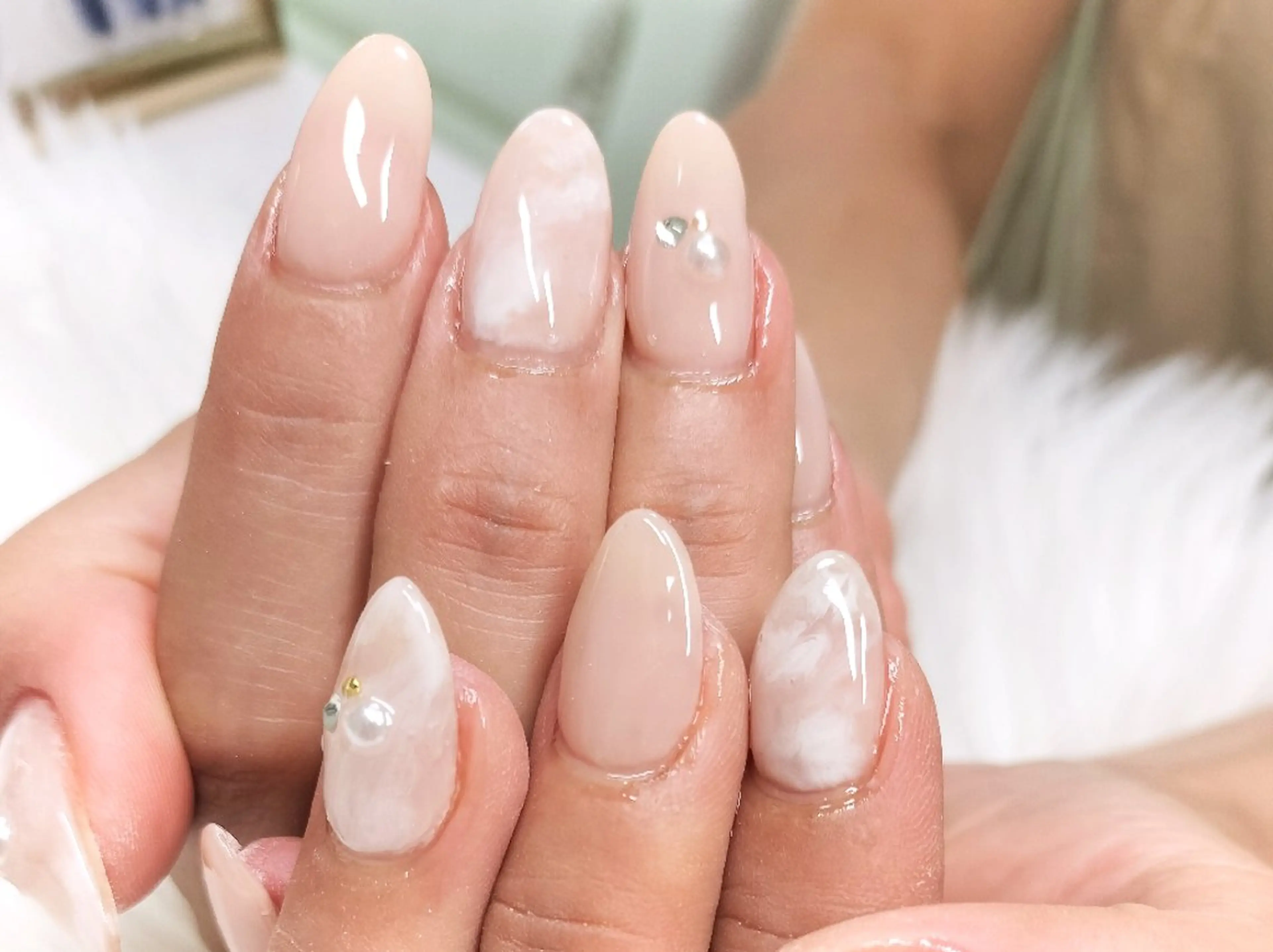 ネイル ニュアンスネイル オフィスネイル Nail salon Tiary オーナーのネイルデザイン