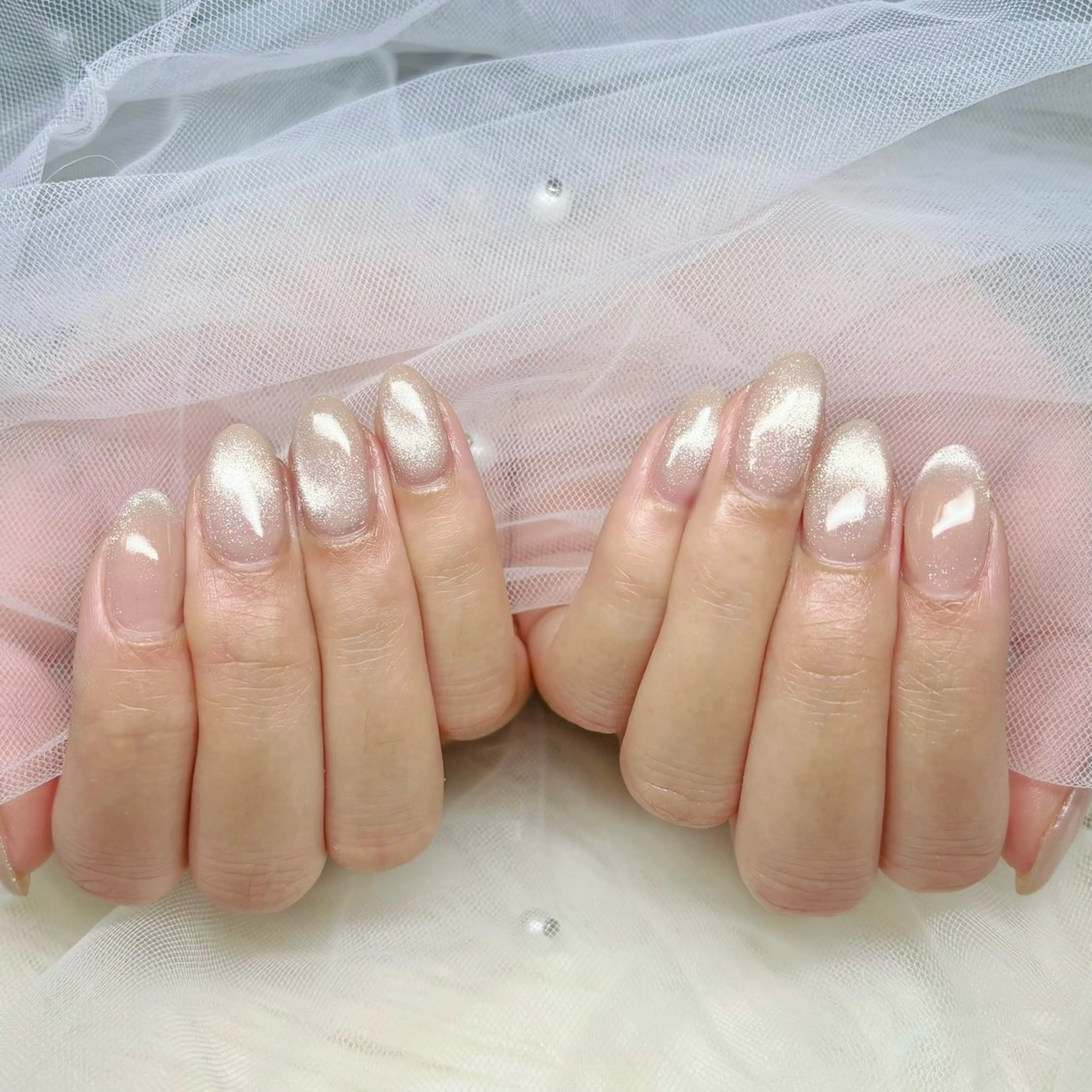 ネイル ハンドネイル Yuna🩵 RE:N.Nailのネイルデザイン