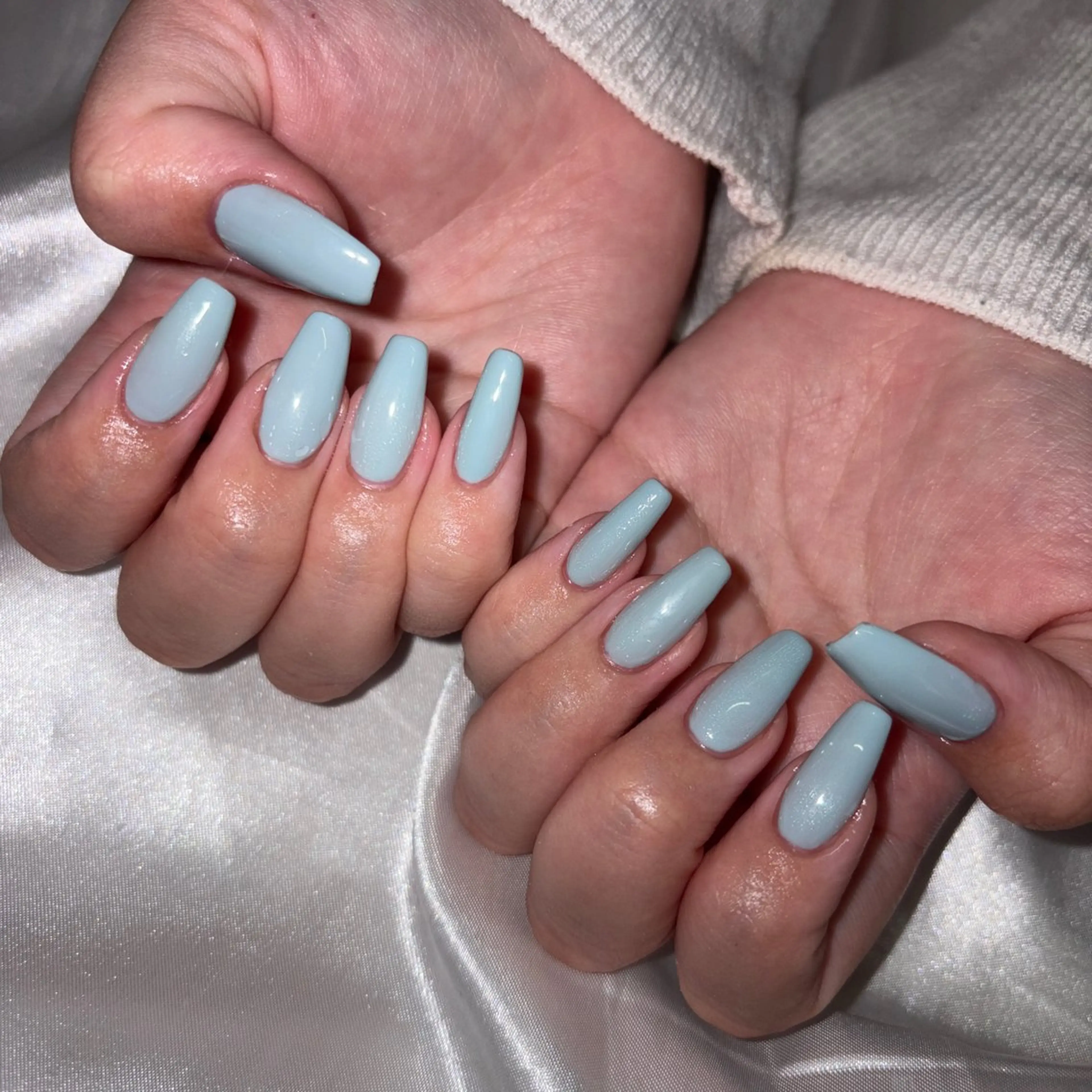 ネイル 長さ出し ジェルネイル ワンカラーネイル ネイルチップ ハンドネイル Nail &Beauty Salon ☆Kirari☆所属・ビューティサロン ☆Kirari☆のネイルデザイン
