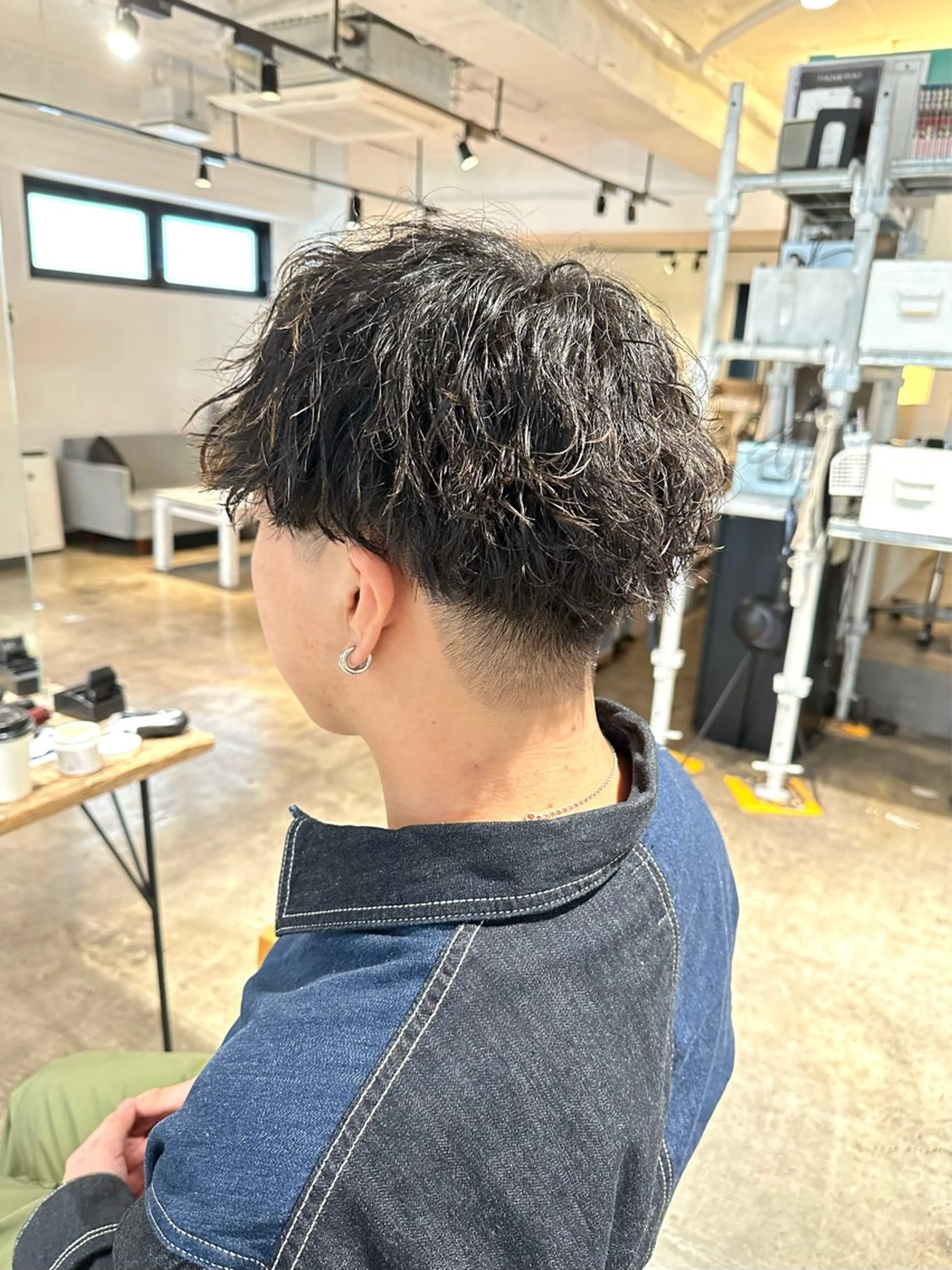 メンズ マッシュ メンズパーマ 波巻きパーマ カット パーマ トリートメント 骨格補正施術/メンズ 専門美容師/YUYAのヘアスタイル