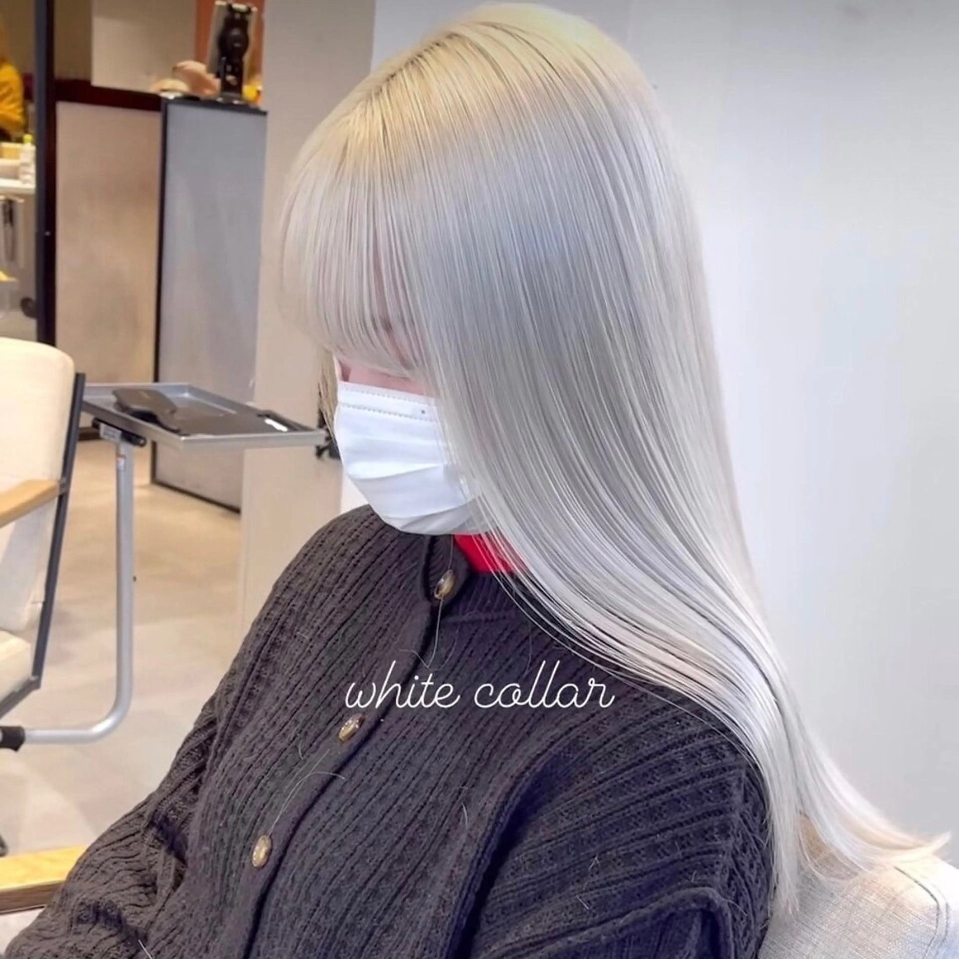 ロング 韓国風カラー ボブ 外国人風カラー ハイライト 髪質改善 メンズカット✂️ ¥2,200〜*土田のヘアスタイル