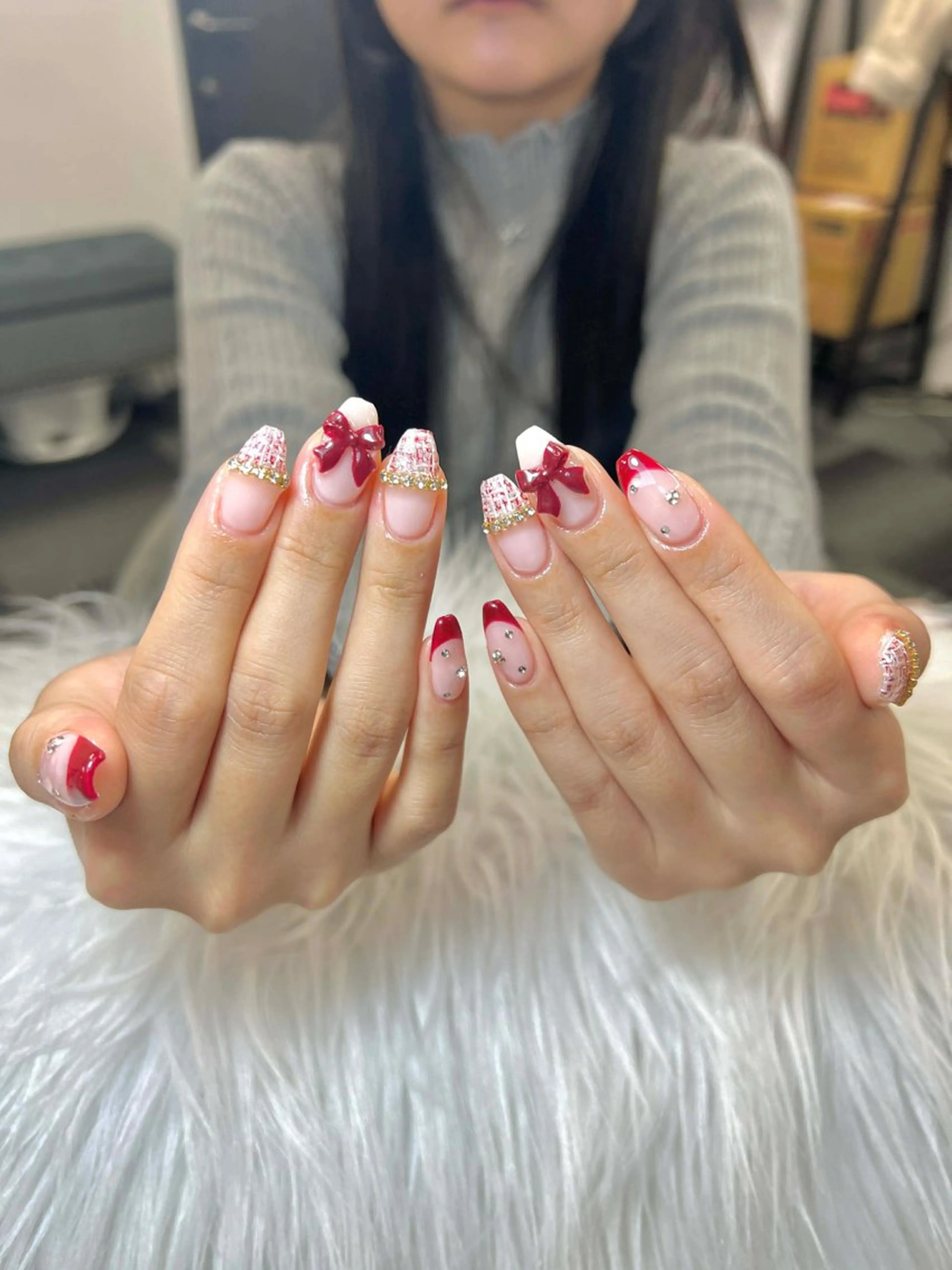 ネイル 長さ出し ジェルネイル スカルプネイル ネイルチップ Mei Meiのネイルデザイン