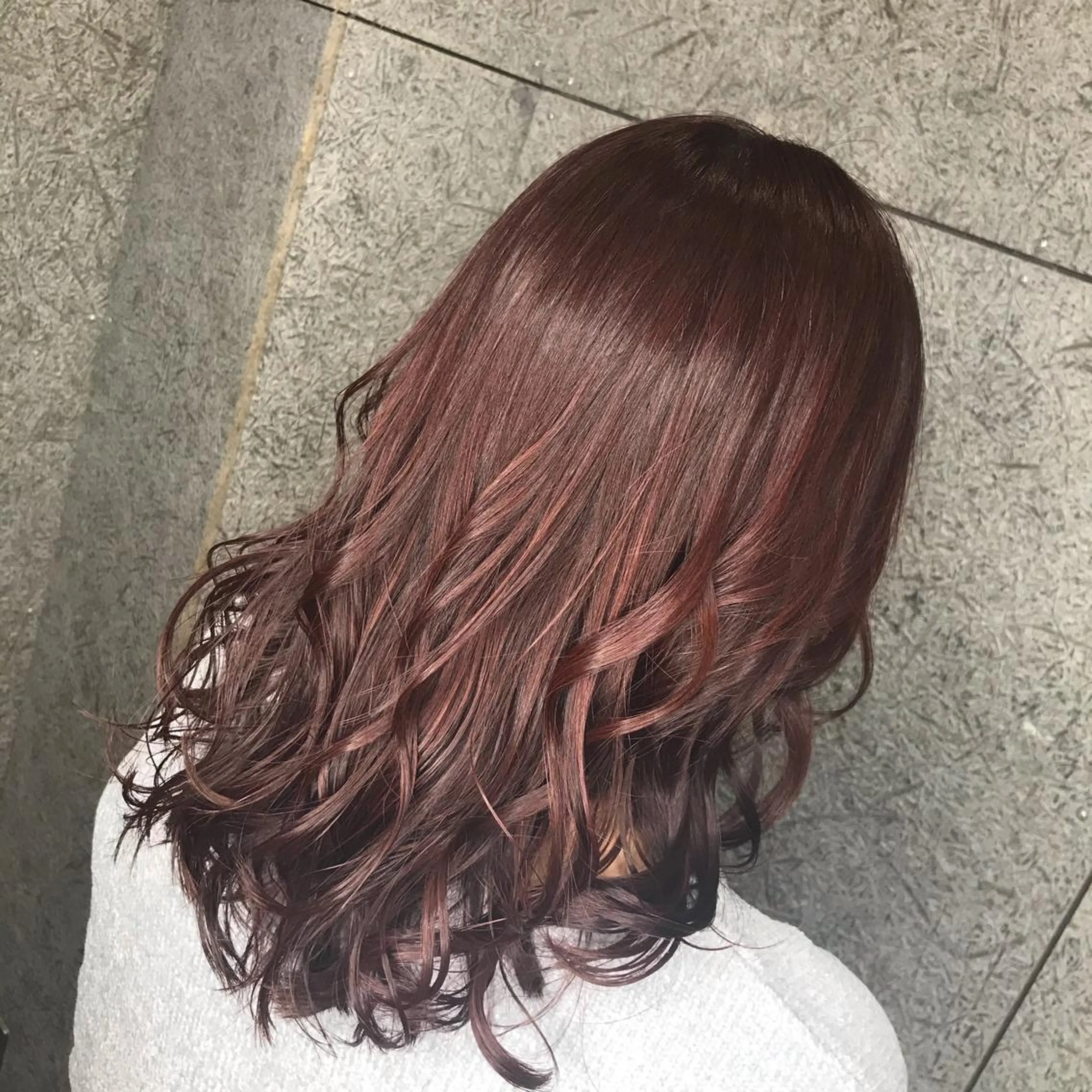 ロング カラー うるツヤハイトーン✨ /西川郁巳のヘアスタイル