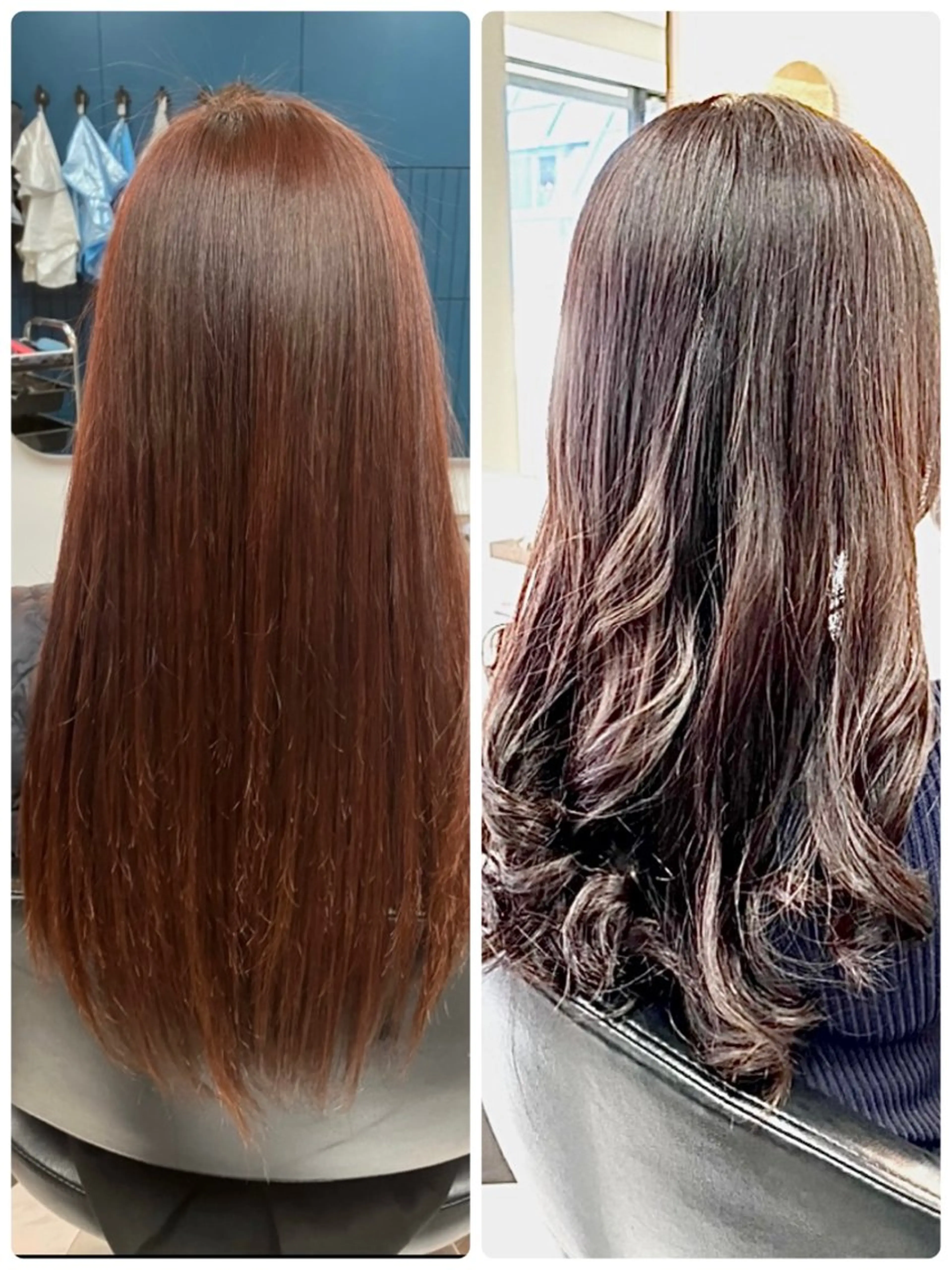 ロング 縮毛矯正 🌟練馬の ケンシロウ⭐️のヘアスタイル