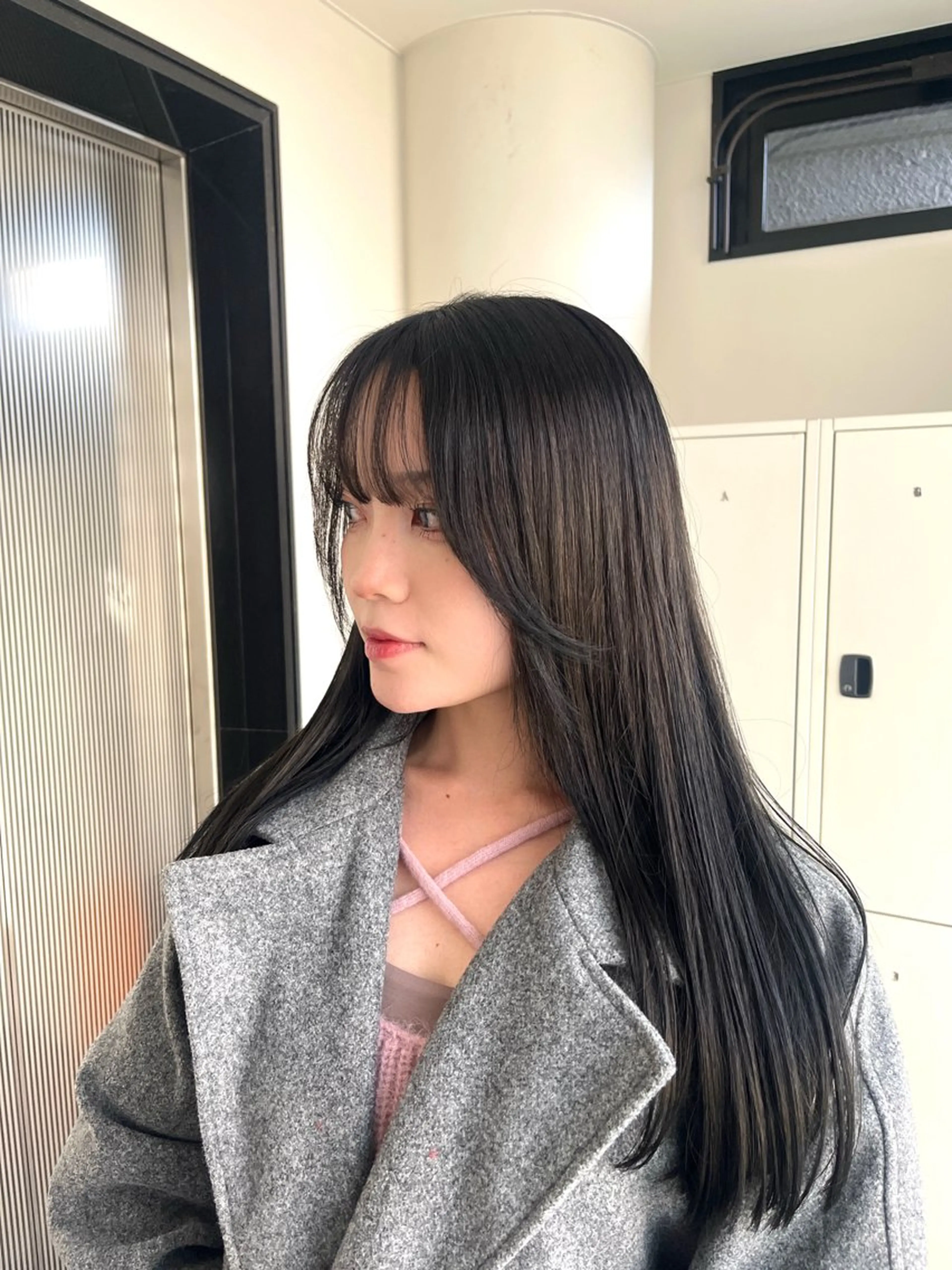 ロング 髪質改善 カット 縮毛矯正 Shion/ レイヤー/ナチュラルのヘアスタイル