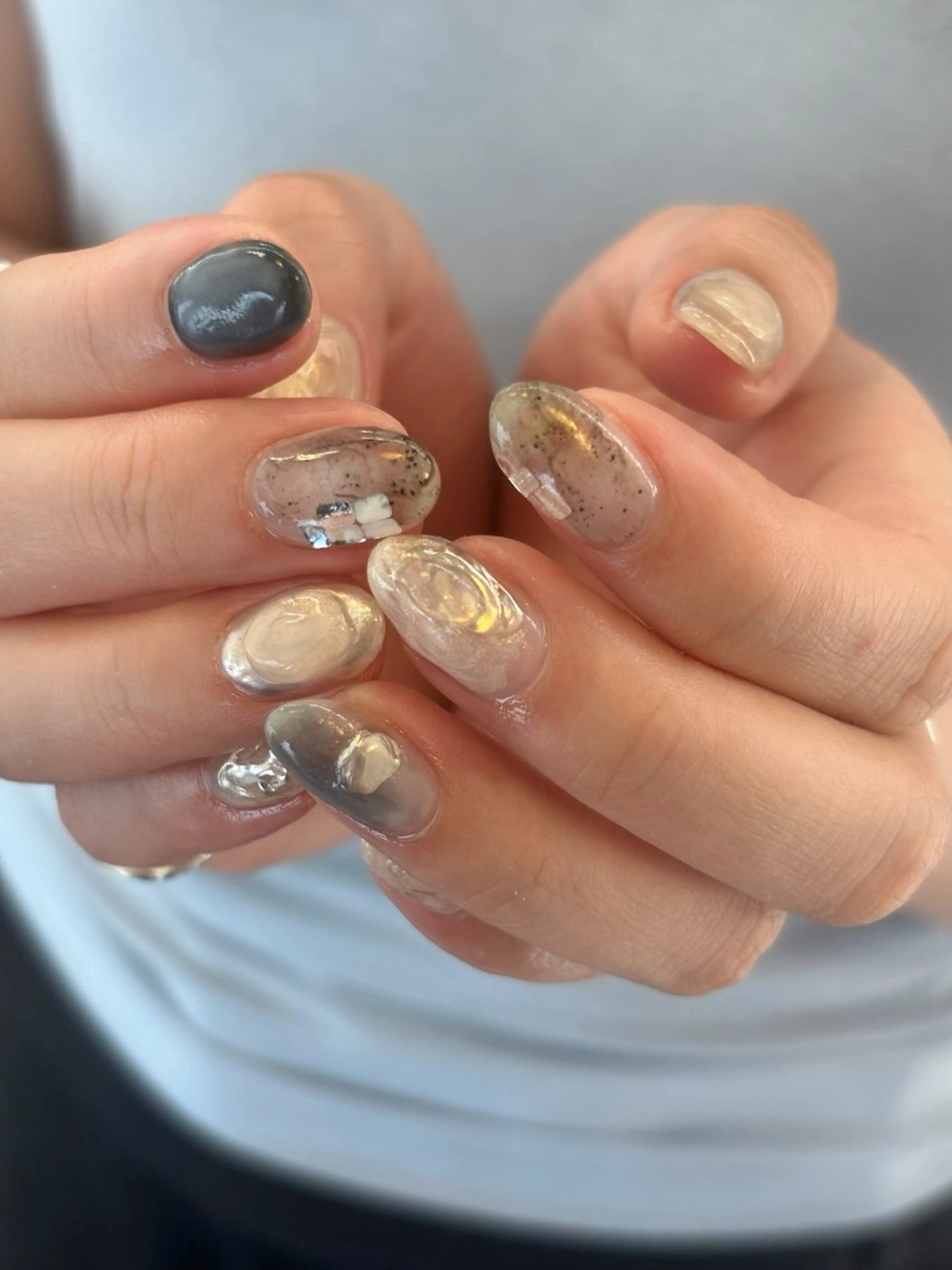 ネイル ニュアンスネイル ハンドネイル nail Eto./ 博多ニュアンスネイルのネイルデザイン