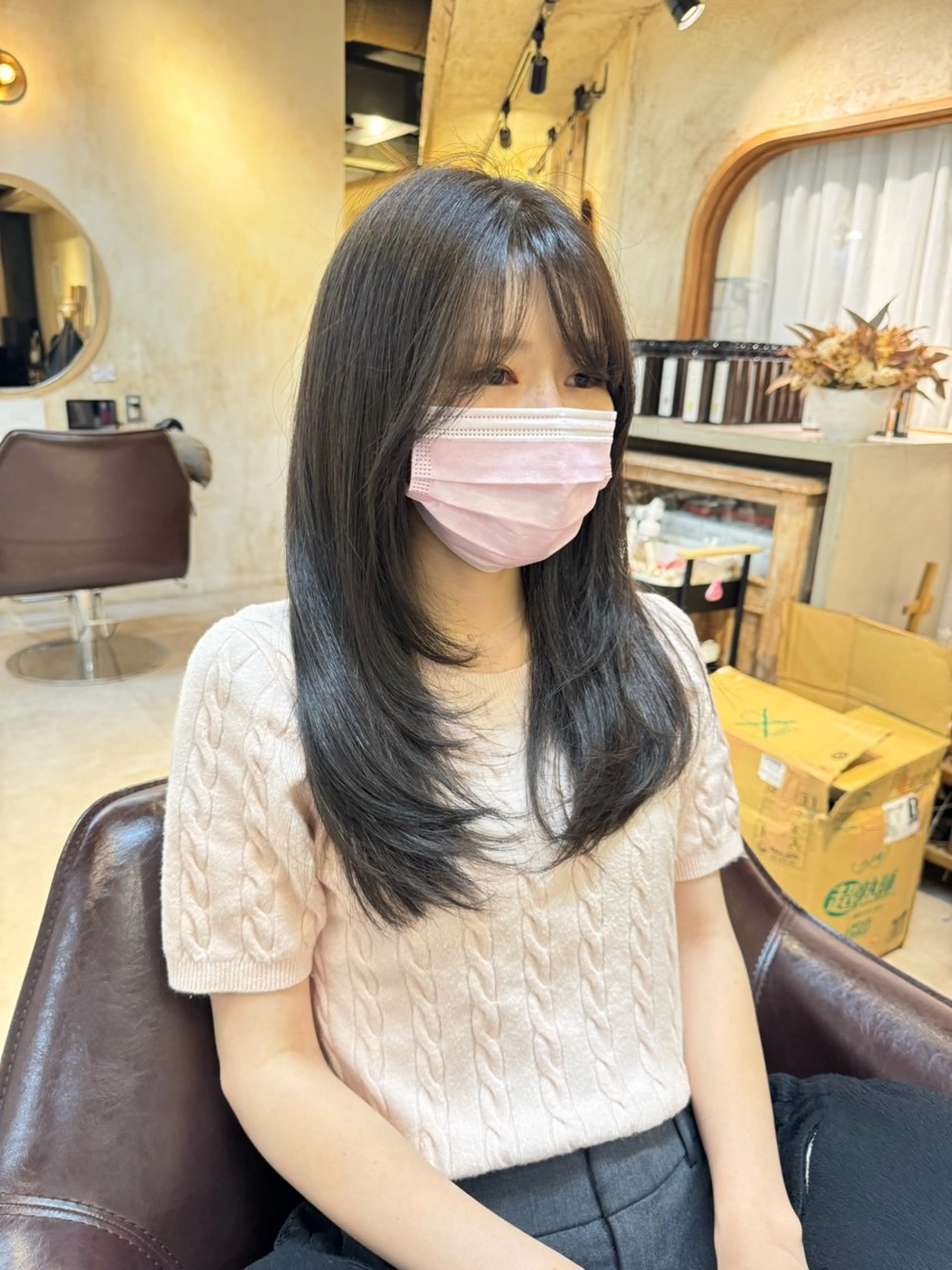 ミディアム カラー ヘアカラー カラーモデル募集中 🎨三ッ峰悠貴のヘアスタイル