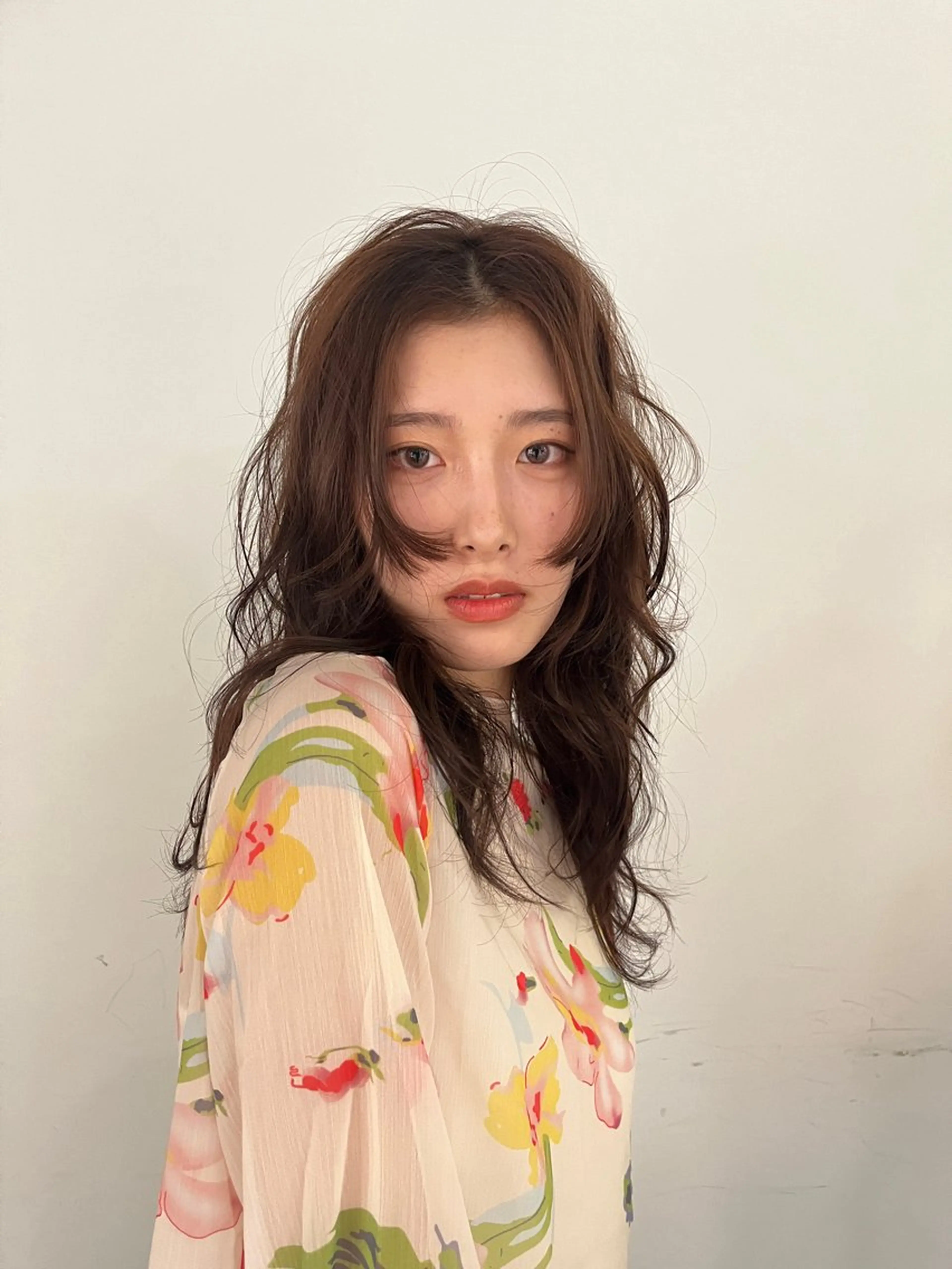 ロング カラー ブリーチ ブラウンカラー 透明感カラー ブリーチなしカラー ロング カット ヘアカラー トリートメント miku🎀門前仲町 ブリーチ・レイヤーのヘアスタイル