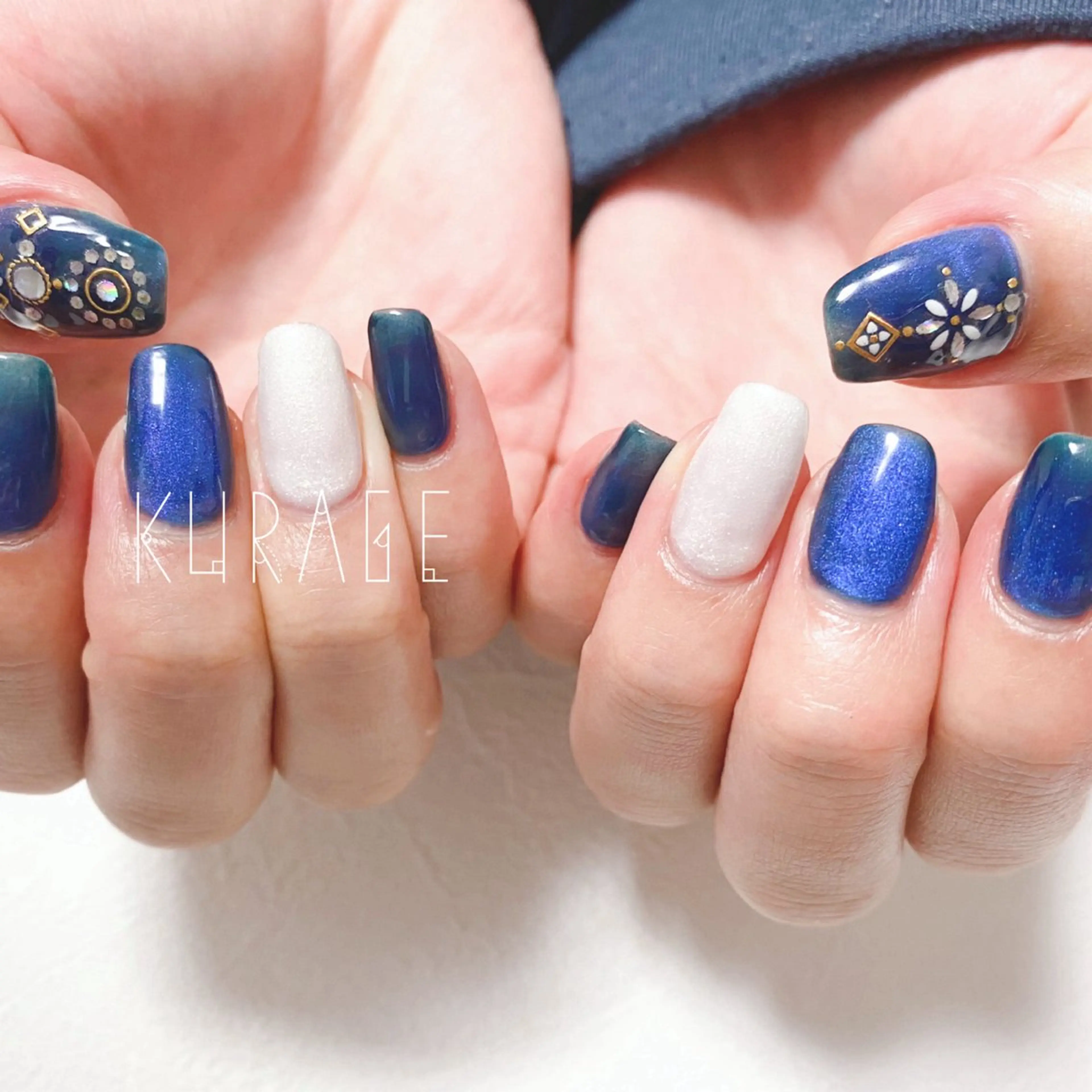 ネイル ハンドネイル private salon 海月のネイルデザイン