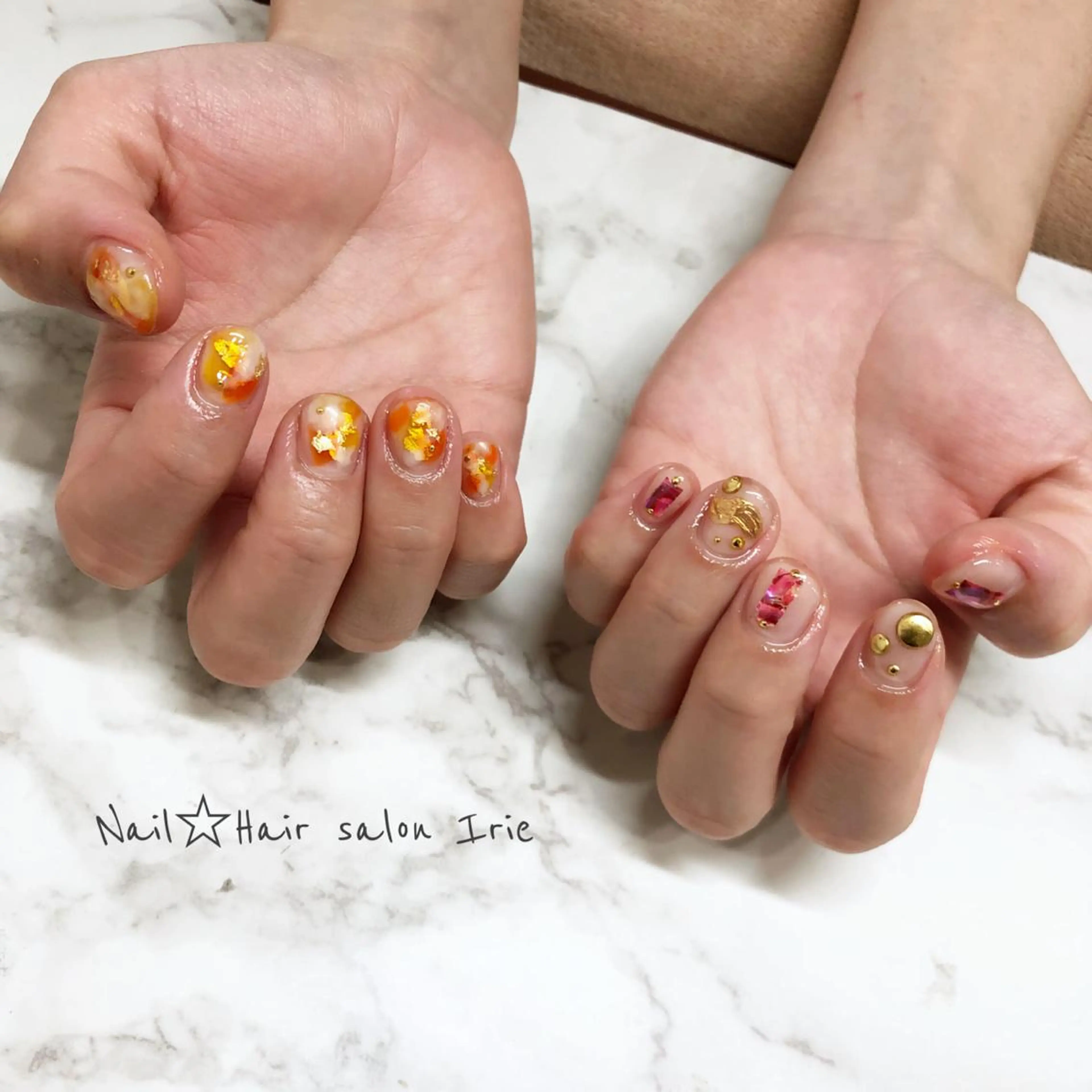 ネイル ハンドネイル Hair salon Irie所属・與儀 知佳のネイルデザイン
