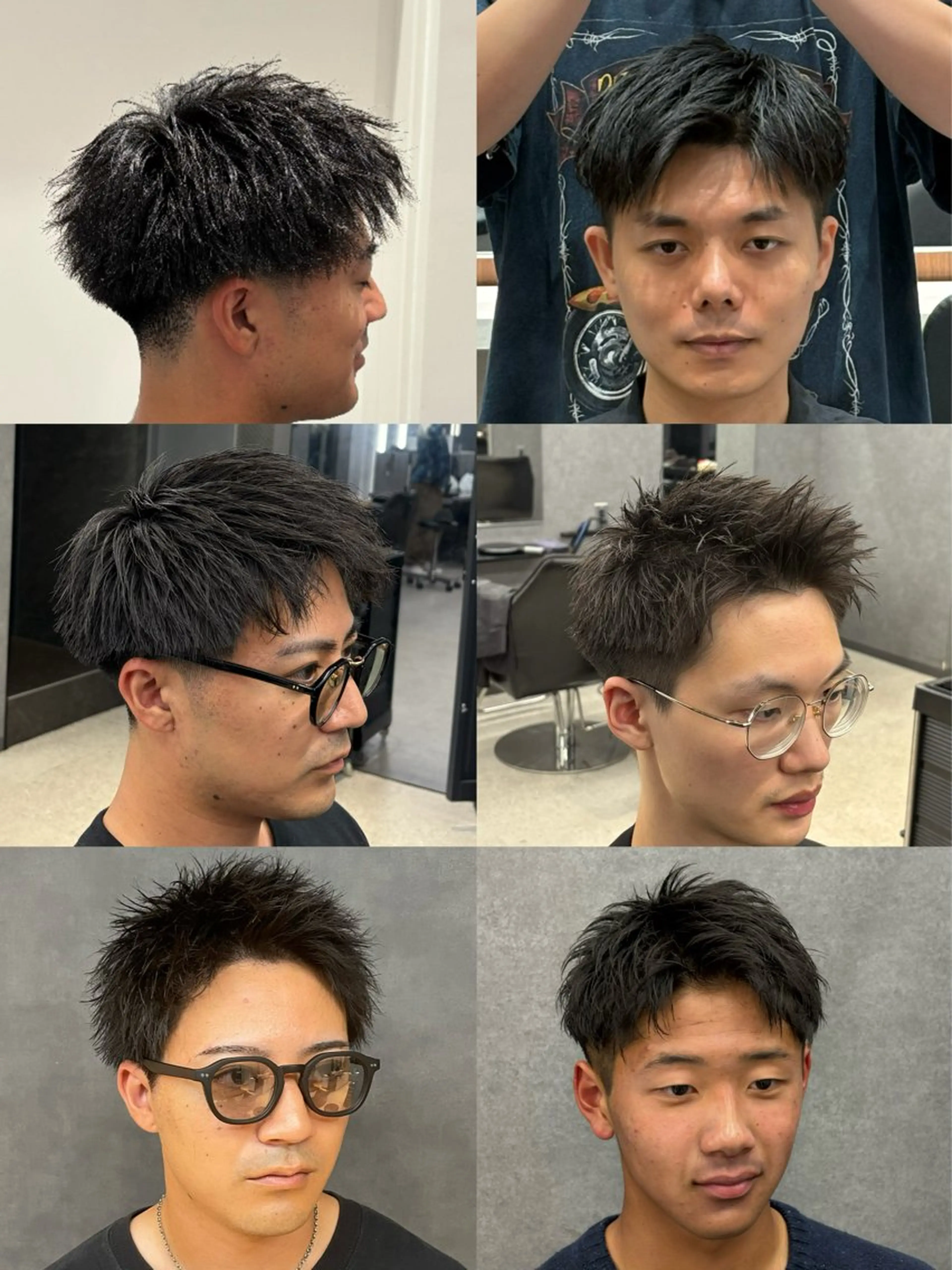 メンズショート、ベリーショートの写真