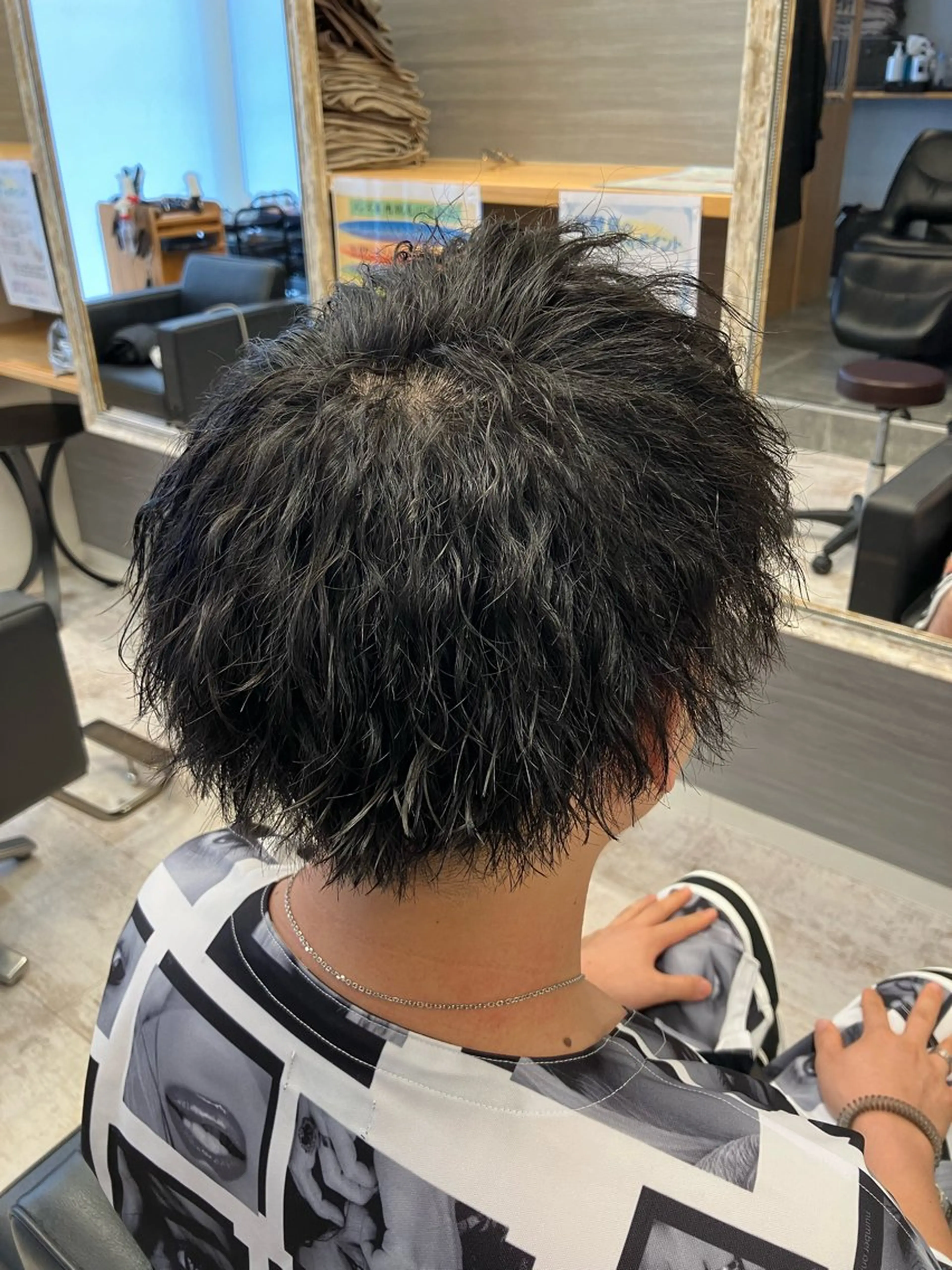 パーマ メンズ カット パーマ メンズ特化/パーマ/ フェードWATARUのヘアスタイル