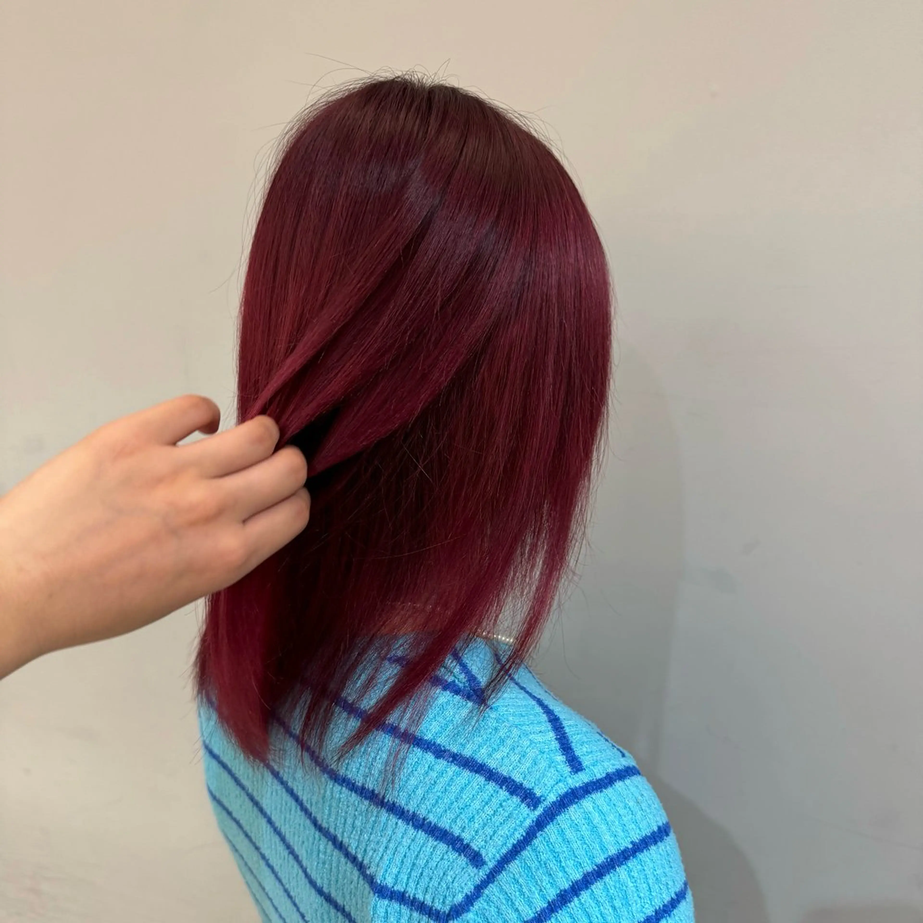 ミディアム カラー レッドカラー ヘアカラー トリートメント 🍀ブリーチ/艶カラ ー🍀 コイケのヘアスタイル