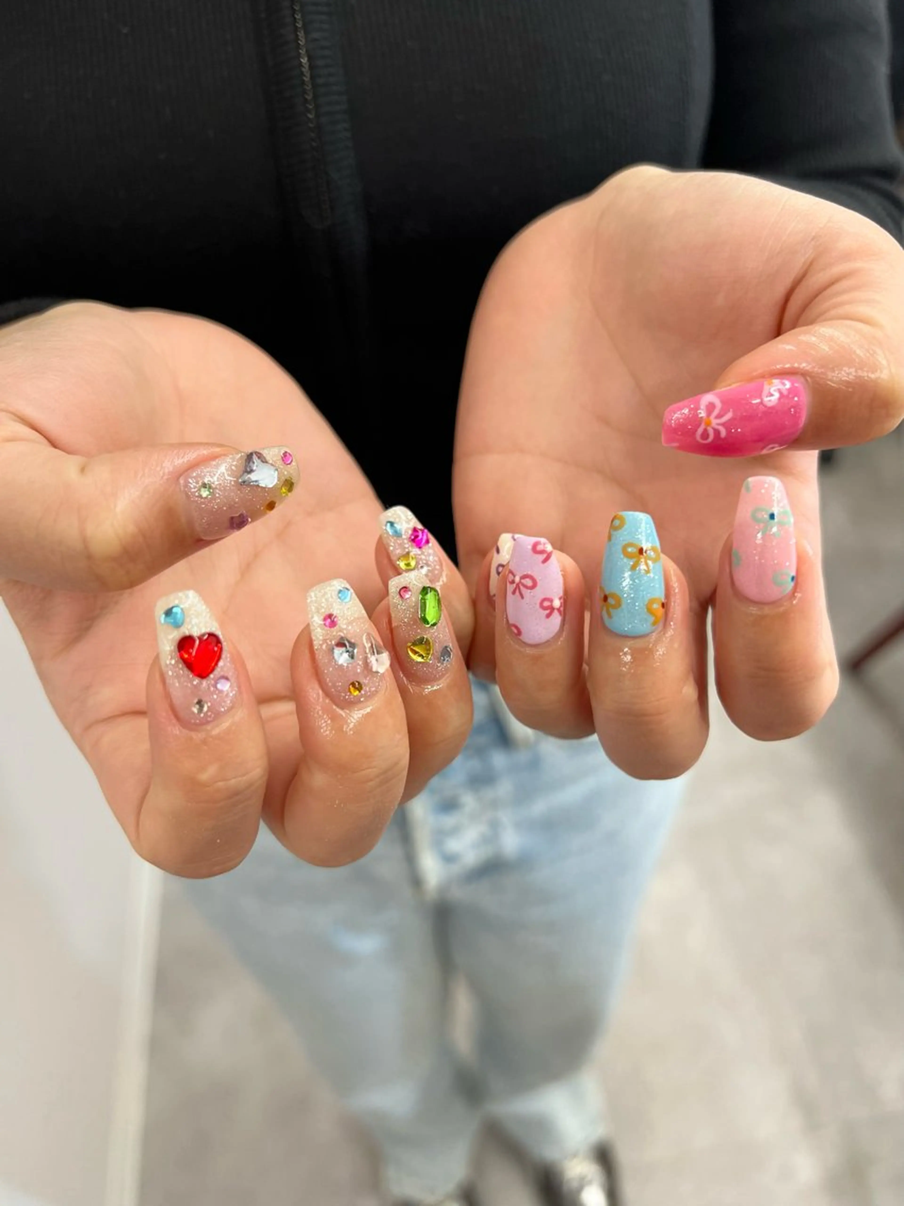 ネイル クリアネイル ジェルネイル マグネットネイル ニュアンスネイル パラジェル ハンドネイル ハンドケア Bana_ Nailのネイルデザイン