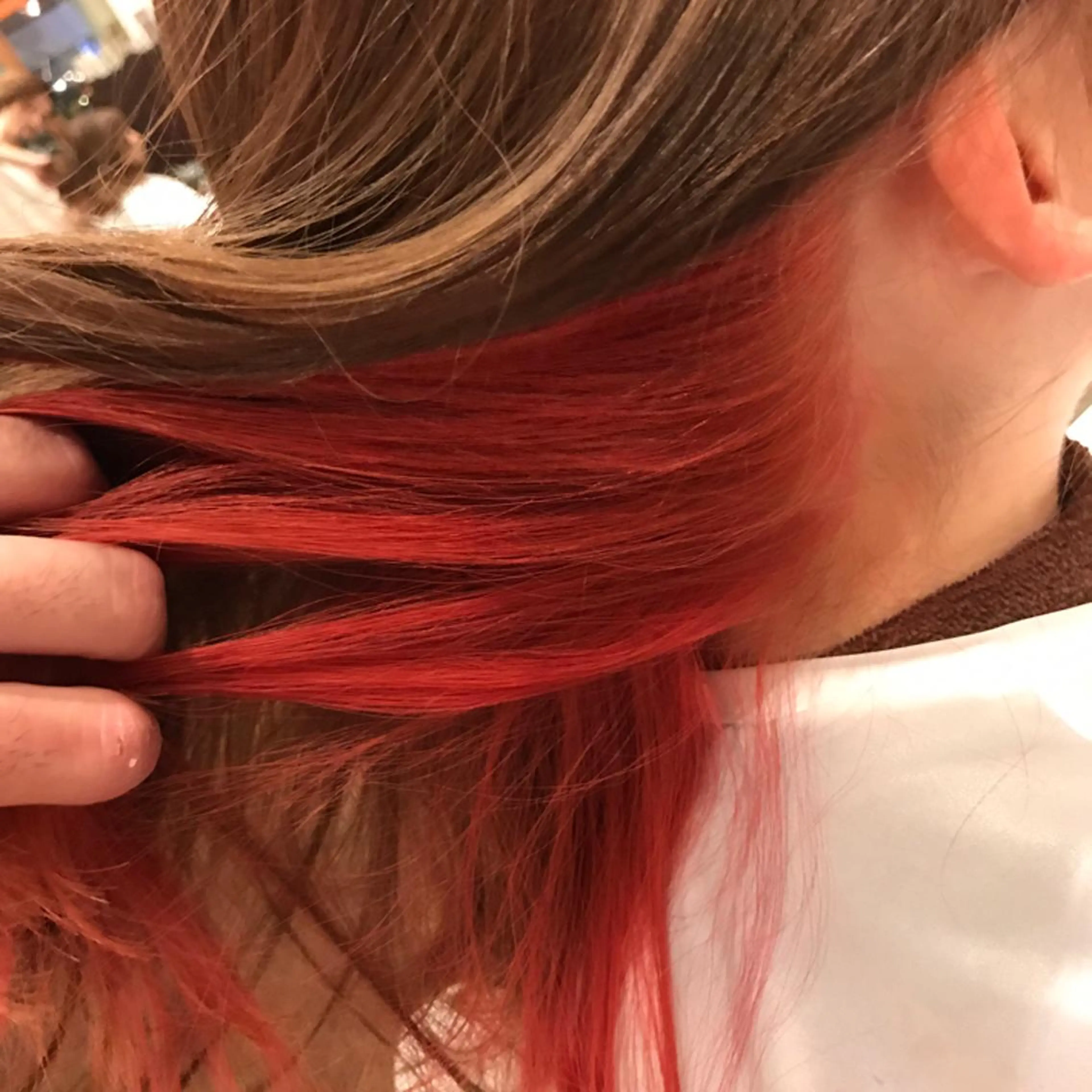 カラー インナーカラー 小森谷 亮太のヘアスタイル
