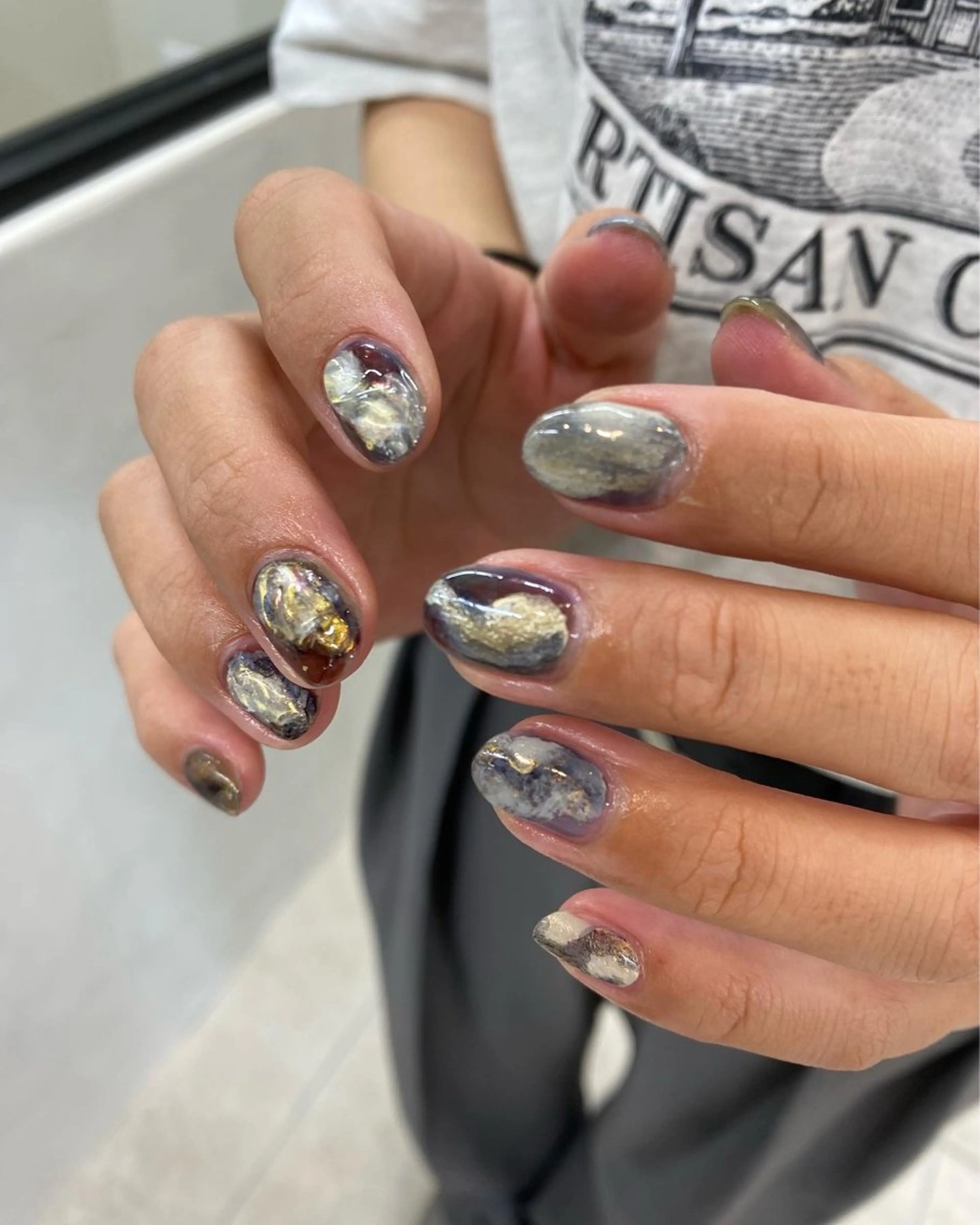 ネイル ニュアンスネイル 314 さんいちよん yumiのネイルデザイン