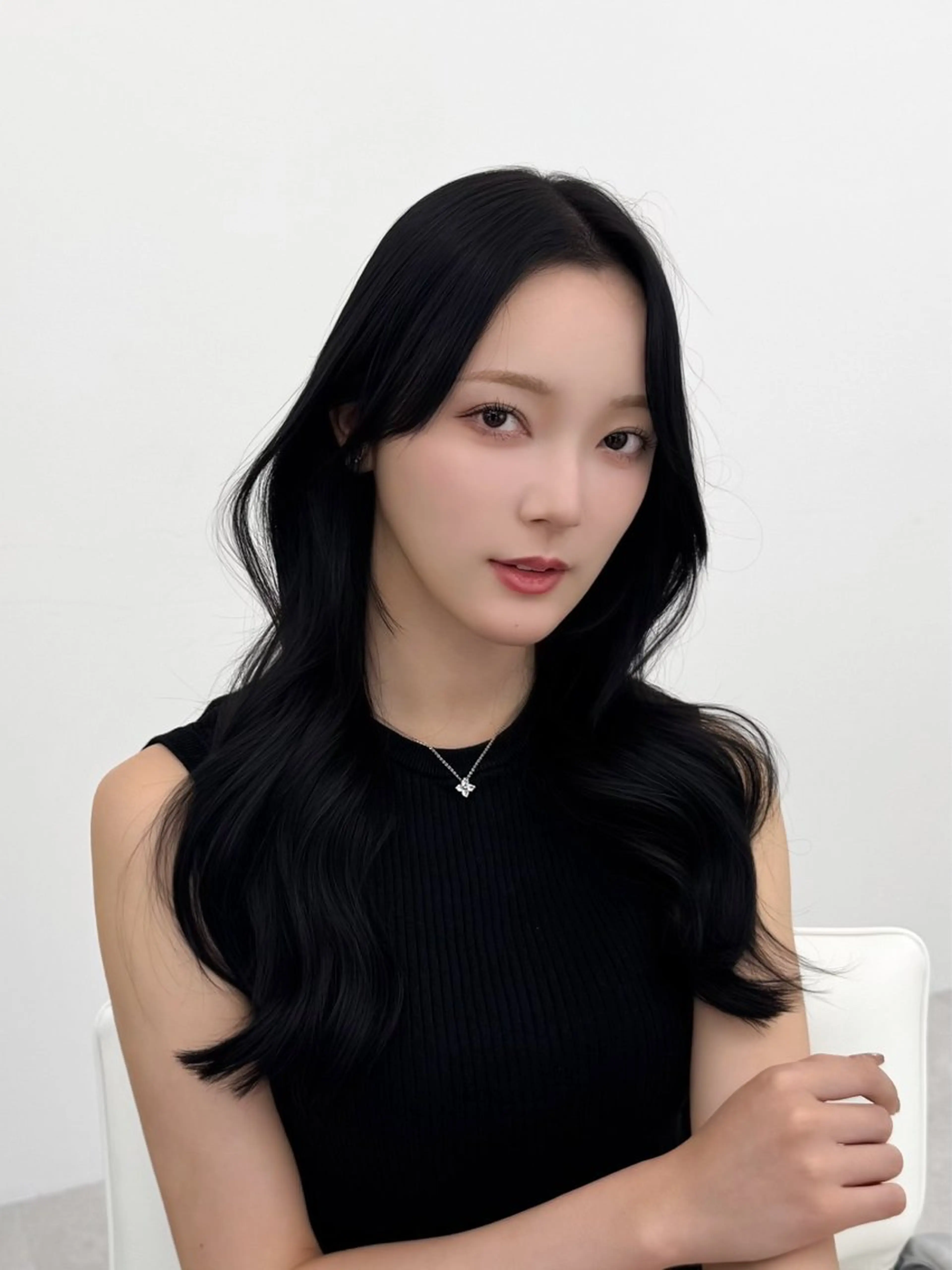 セミロング カラー ヘアアレンジ カット ヘアカラー トリートメント 最小顔周り レイヤー特化/こうきのヘアスタイル