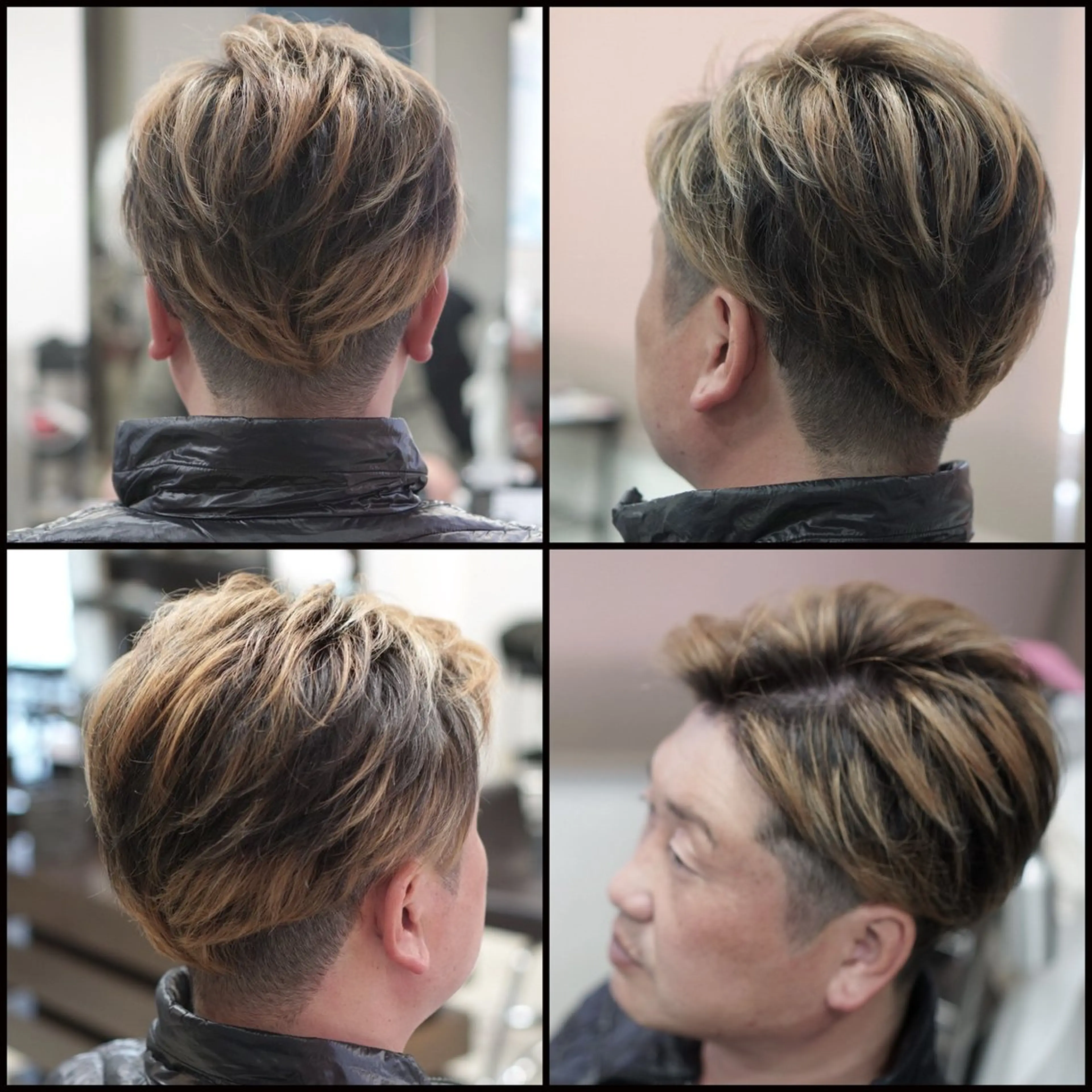 ショート メンズ カット ヘアカラー トリートメント 中島 剛のヘアスタイル