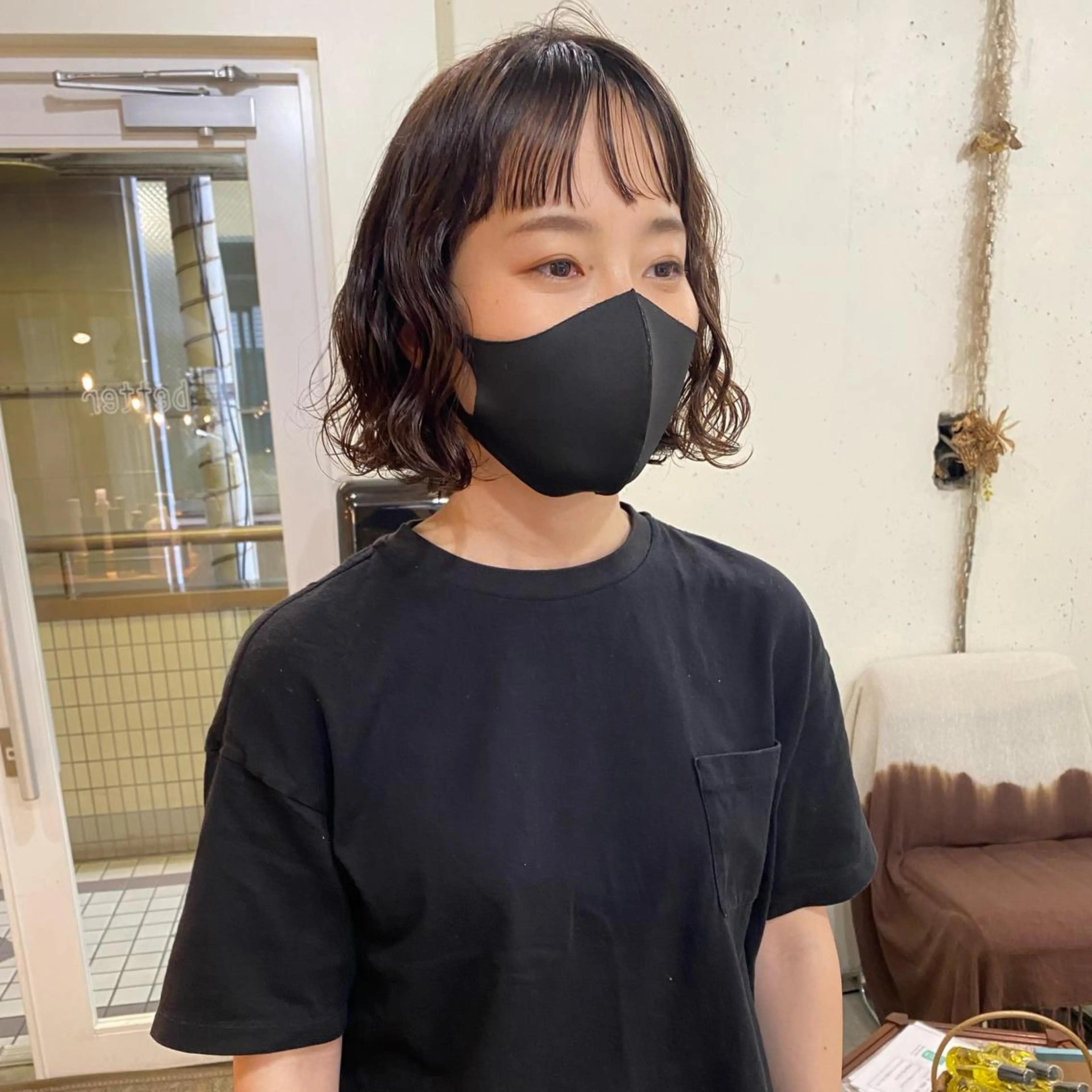 ショート パーマ ボブ パーマ美容師 hanaのヘアスタイル