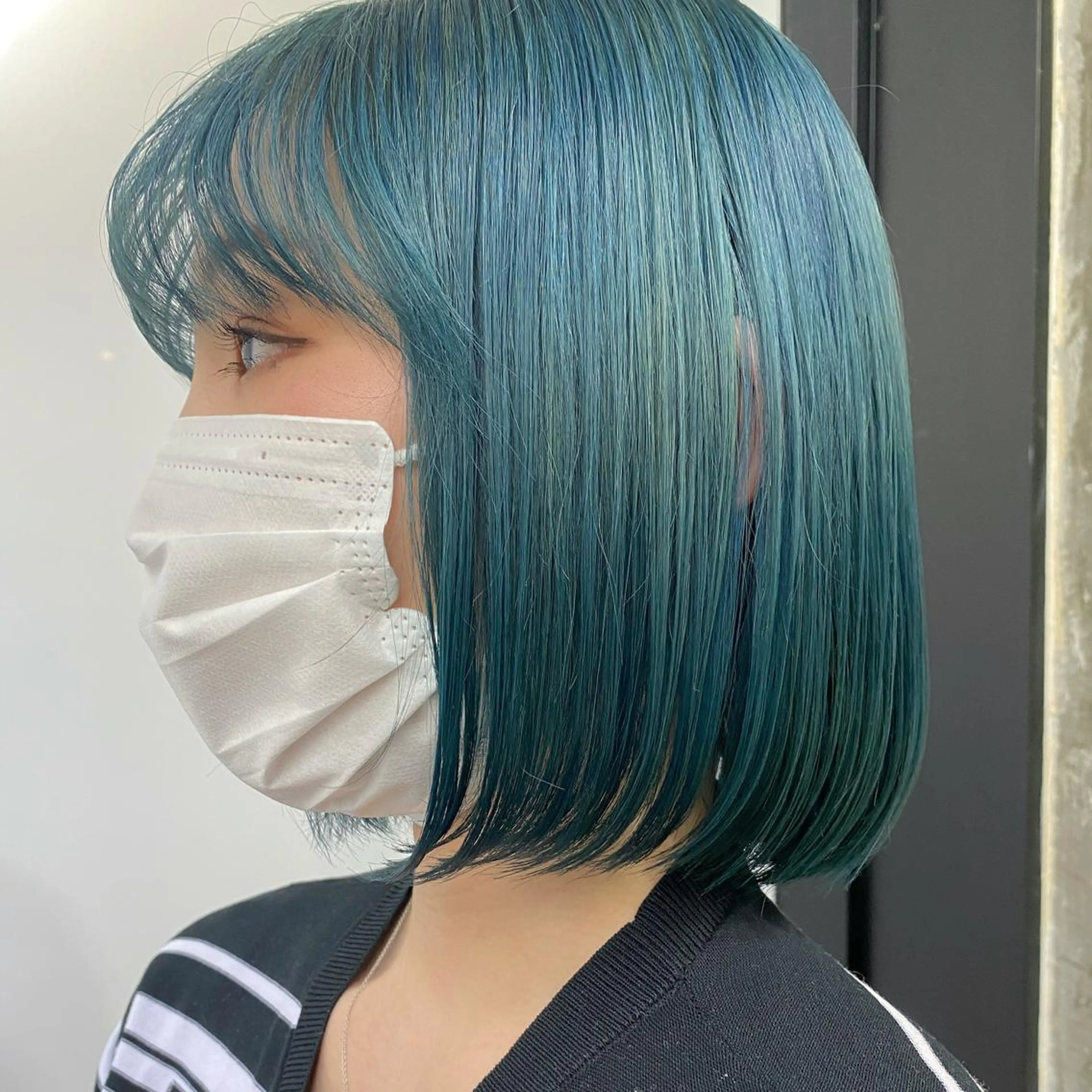 ミディアム カラー カット パーマ キタダ ヒロキのヘアスタイル