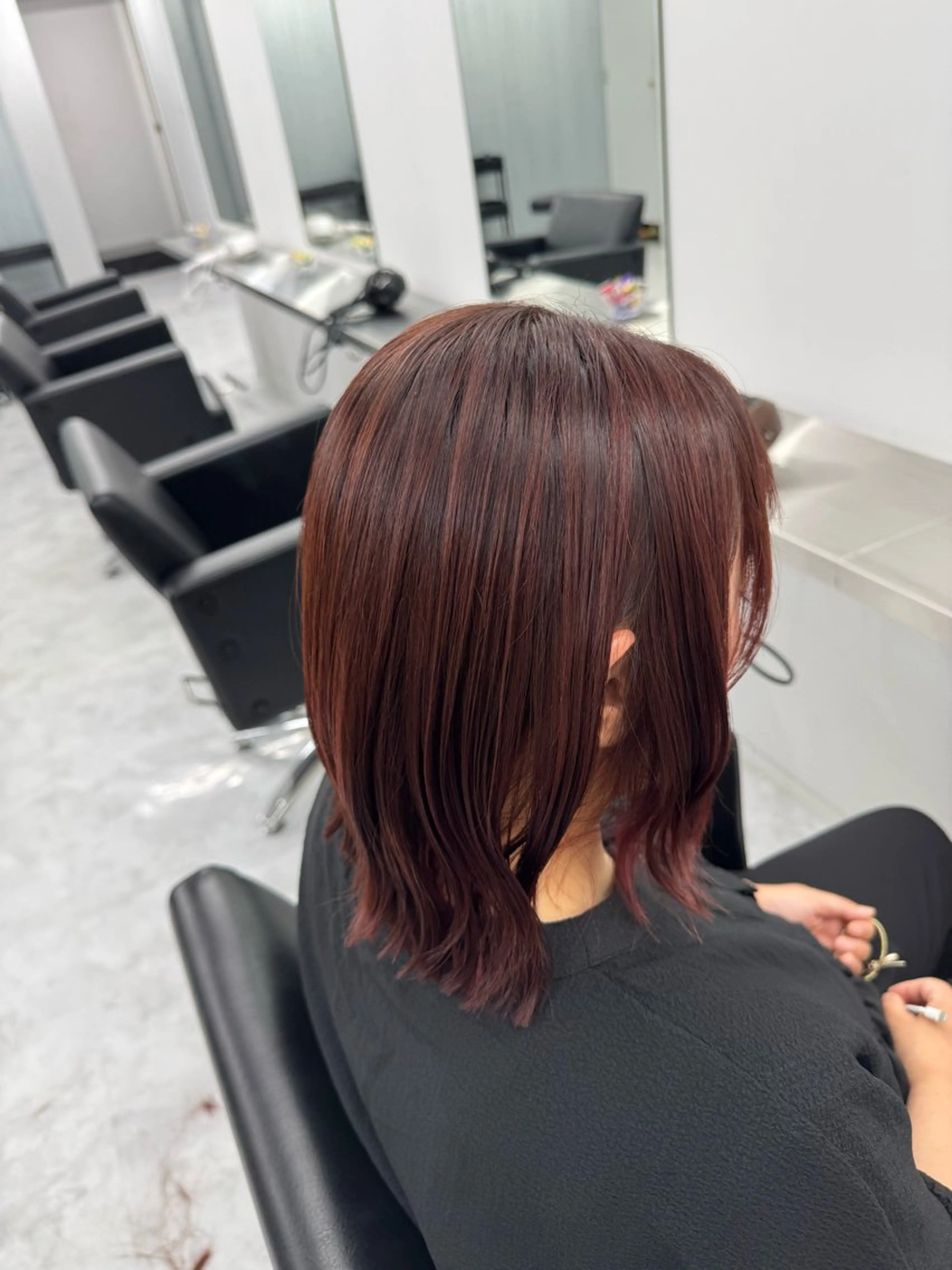カラー Newone by neighbor所属・うる艶🫧ハイトーン 💜🦋🫧ミズキのヘアスタイル