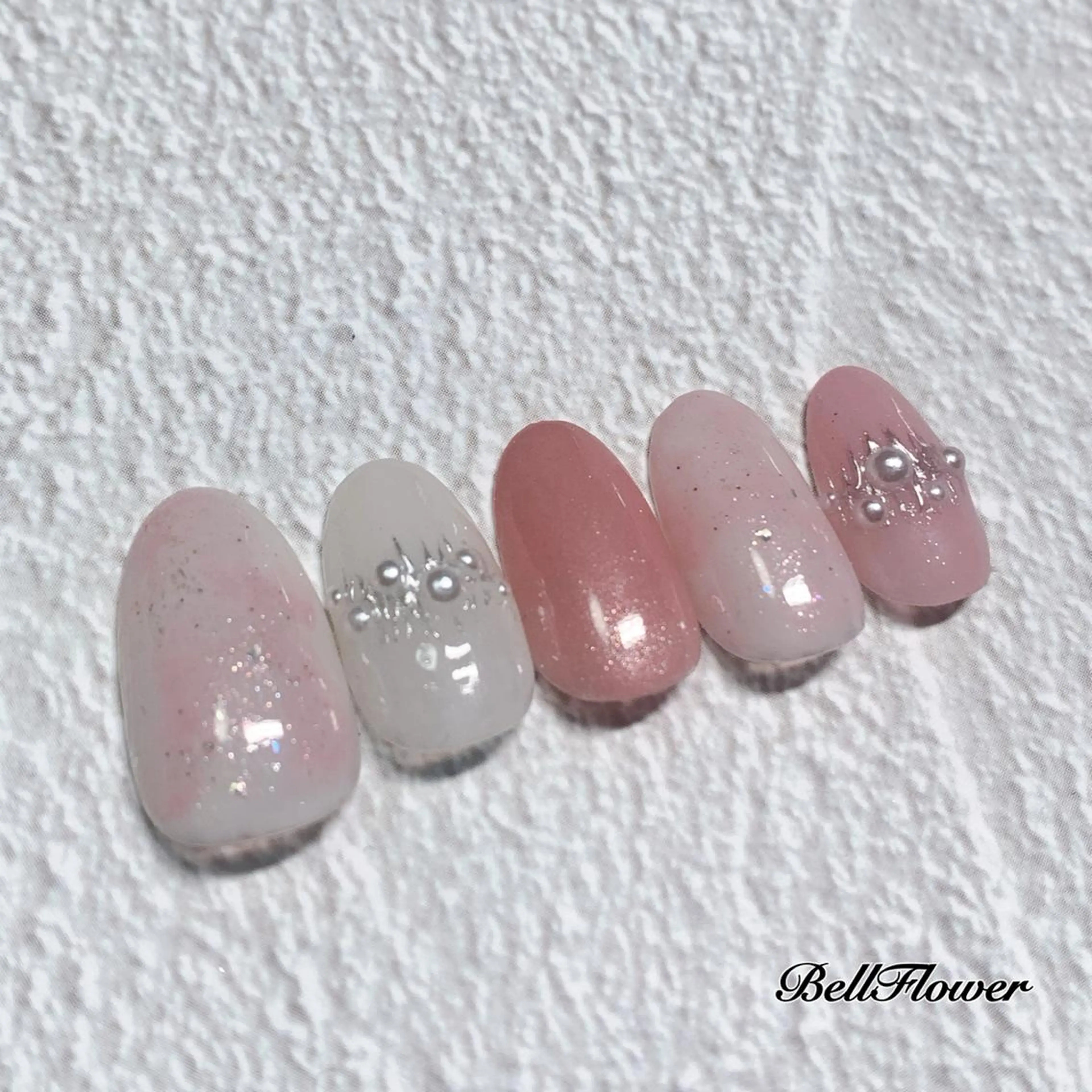 ネイル ハンドネイル Bell Flowerのネイルデザイン