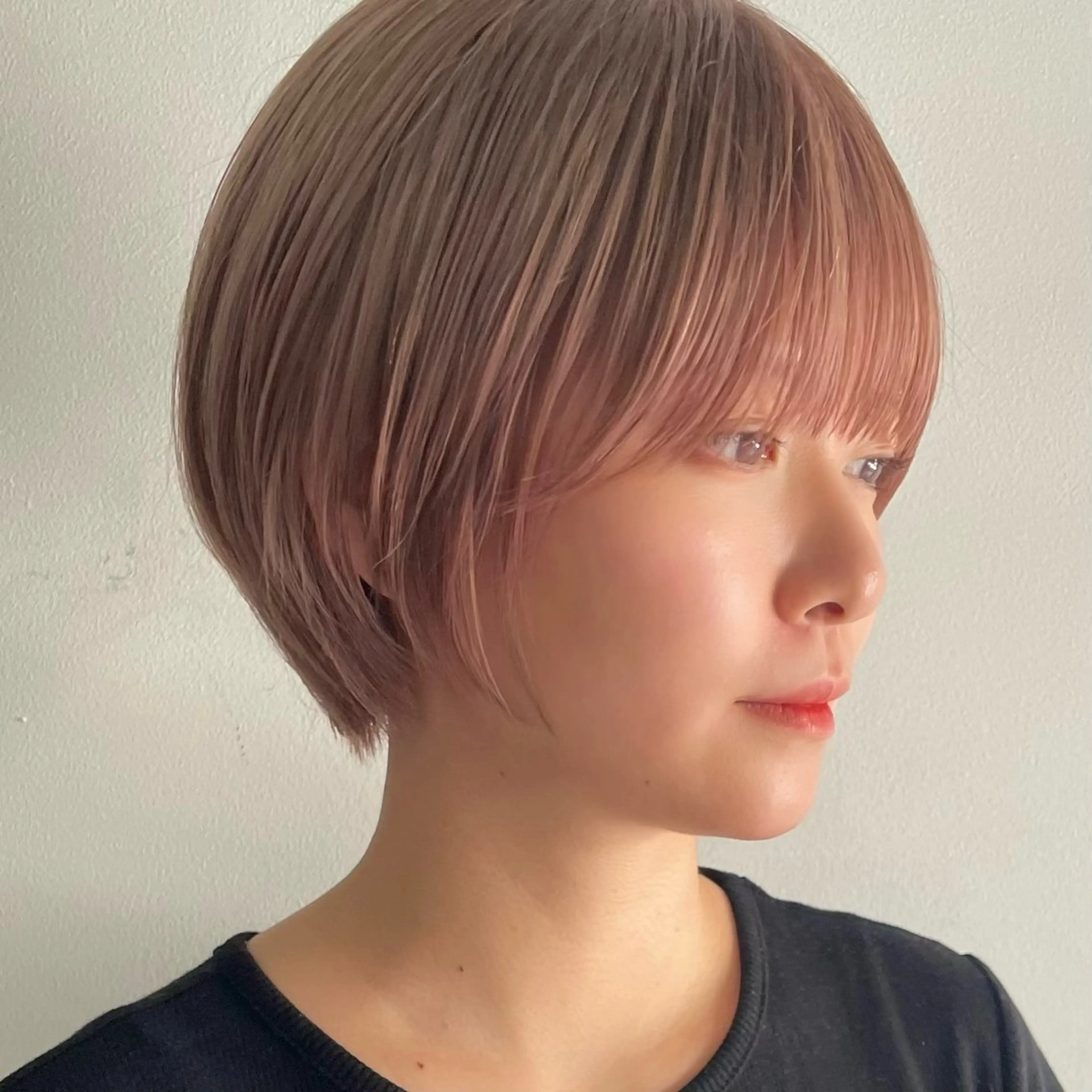 ショート 似合わせカット ショートヘア ミルクティーベージュ 🩰🤎miharuのヘアスタイル