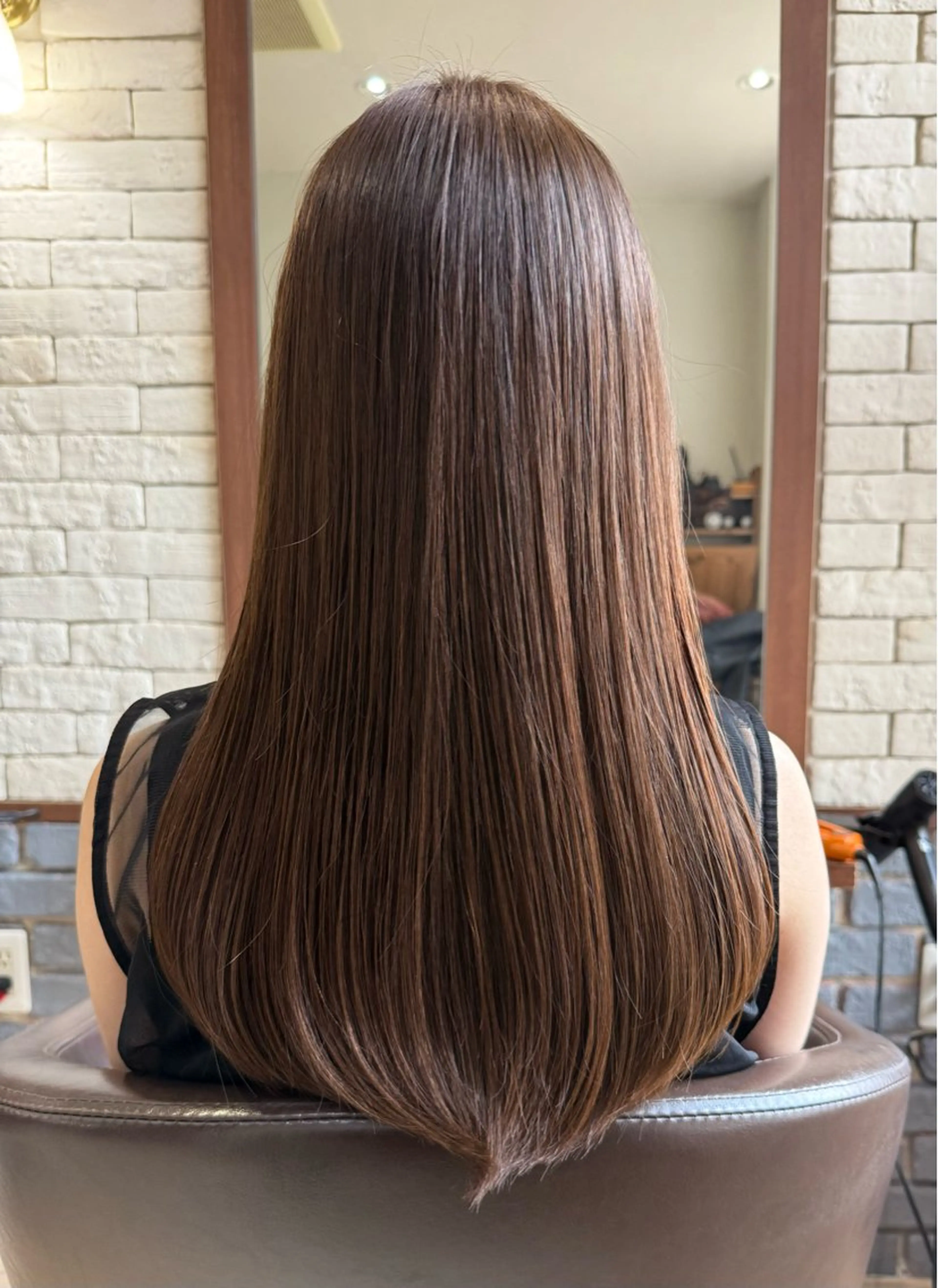 ロング 縮毛矯正 カット ヘアカラー 縮毛矯正 Recyclage　武蔵小杉店【ルシクラージュ】所属・✨似合わせカット ✨村尾日向のヘアスタイル