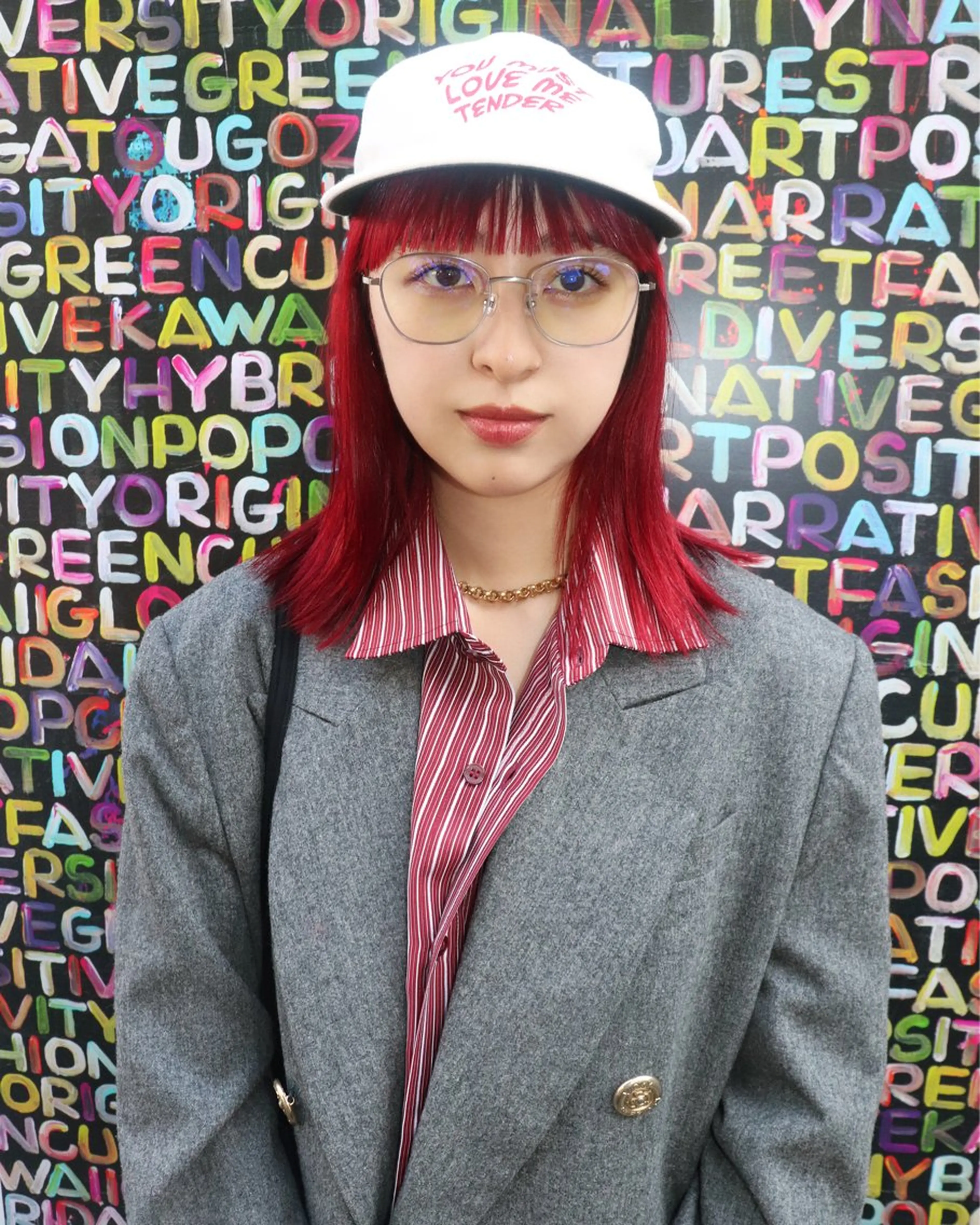 セミロング カラー ヘアアレンジ ヘアカラー @kyoniyy KYONIのヘアスタイル