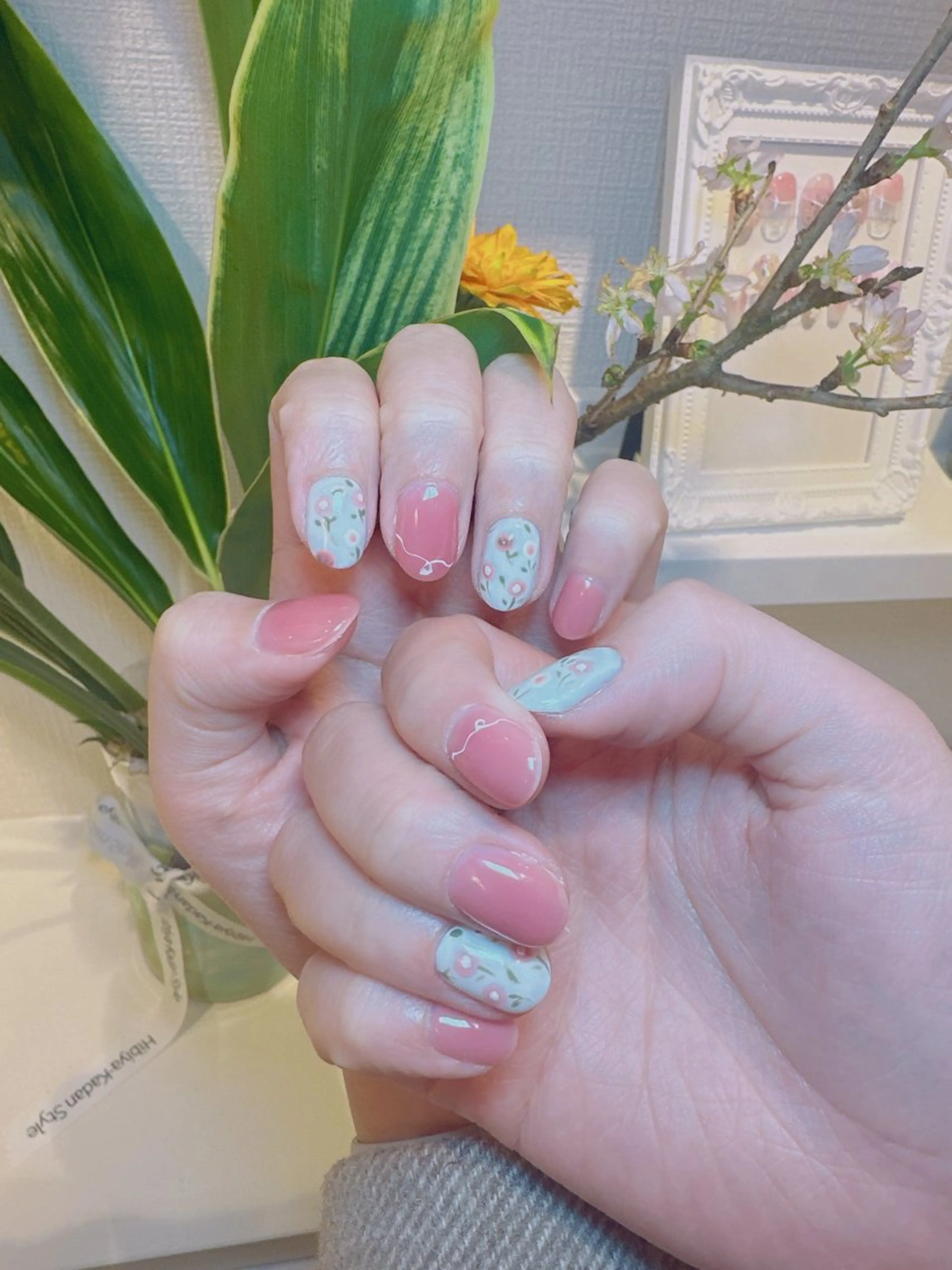 ネイル アニマル柄 長さ出し フットネイル フレンチネイル ジェルネイル 恵比寿 The Nailのネイルデザイン