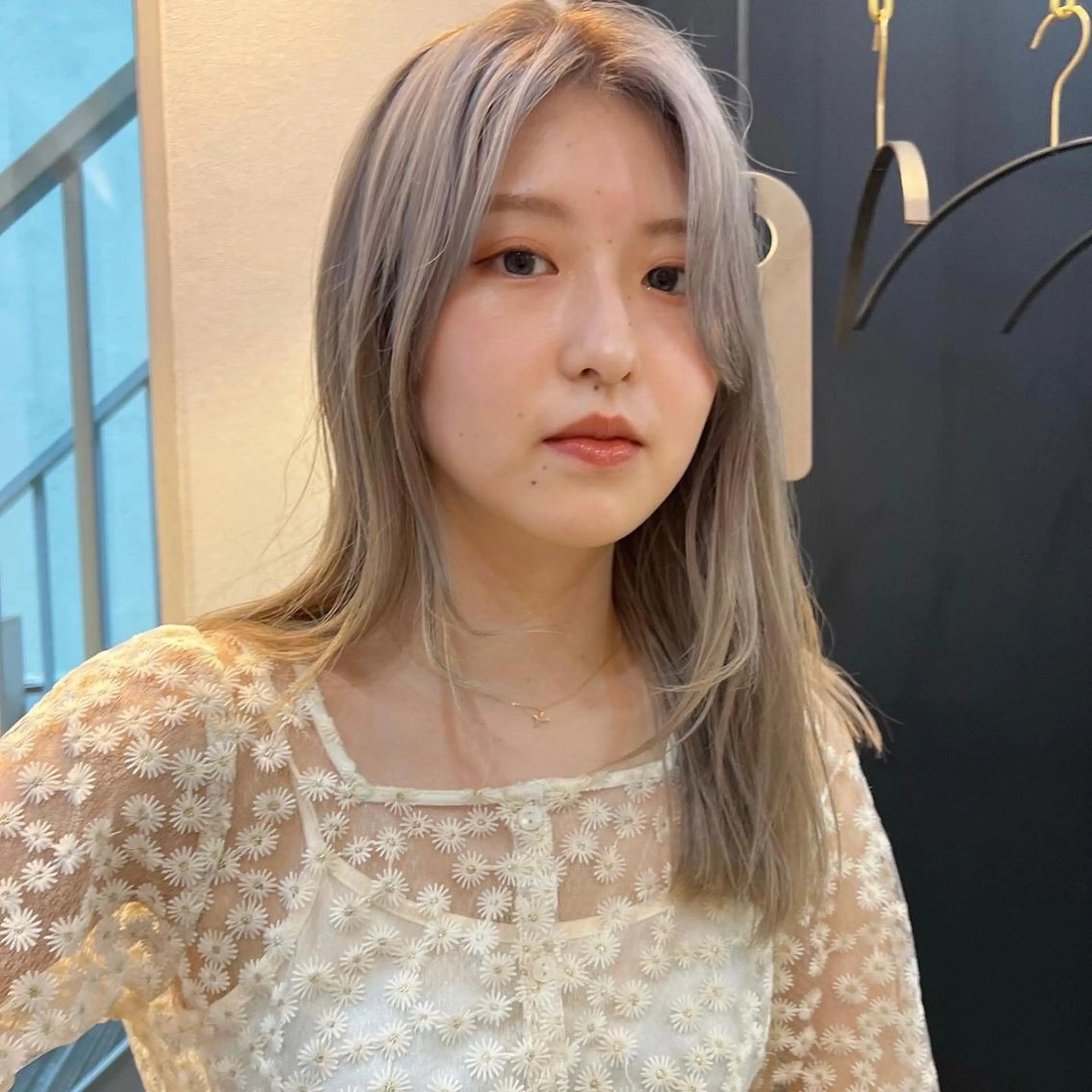 ロング カラー 藤山 大地のヘアスタイル