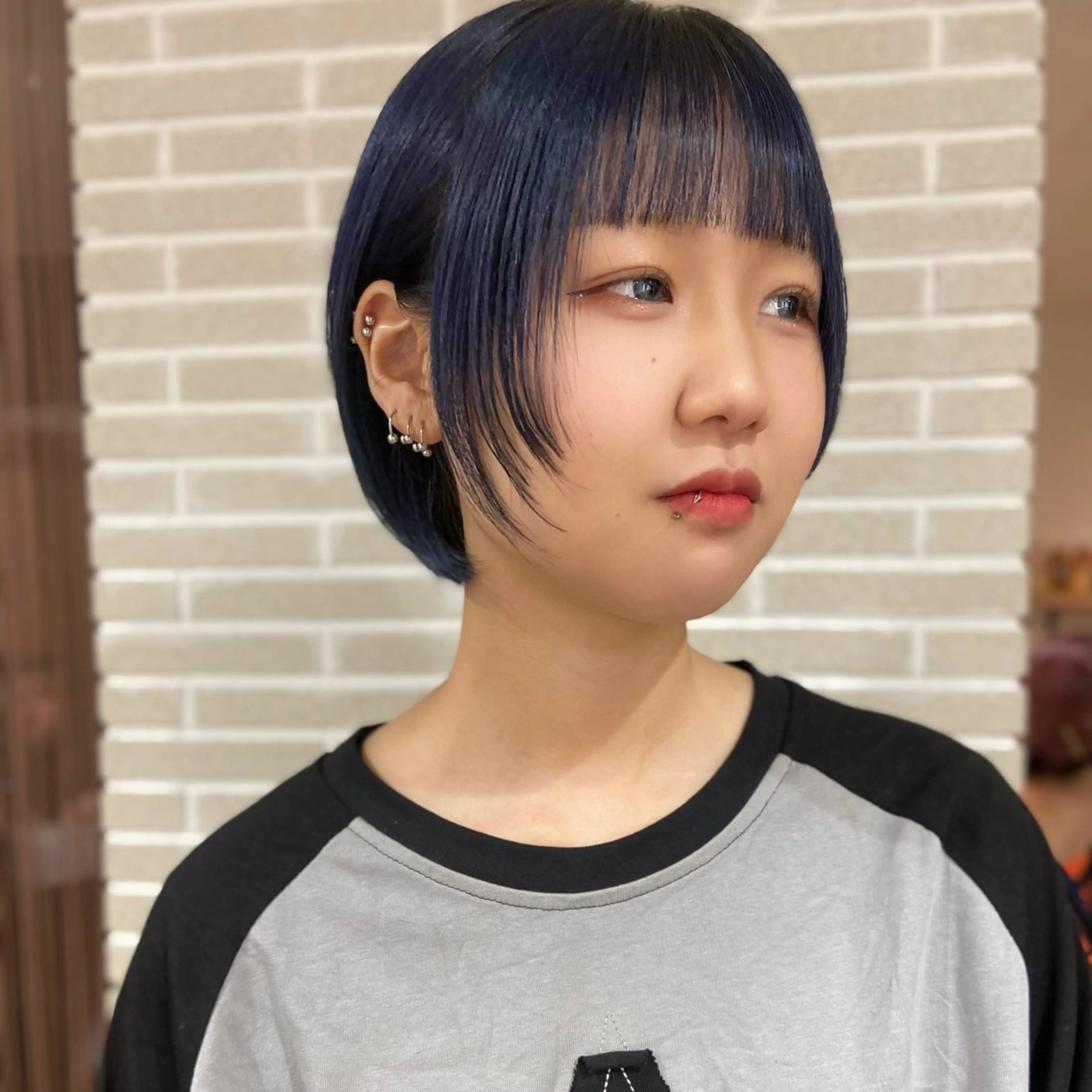 ショート ショートボブ ボブ レイヤーカット ショートヘア 顔まわりカット レイヤー桑原 日花理のヘアスタイル
