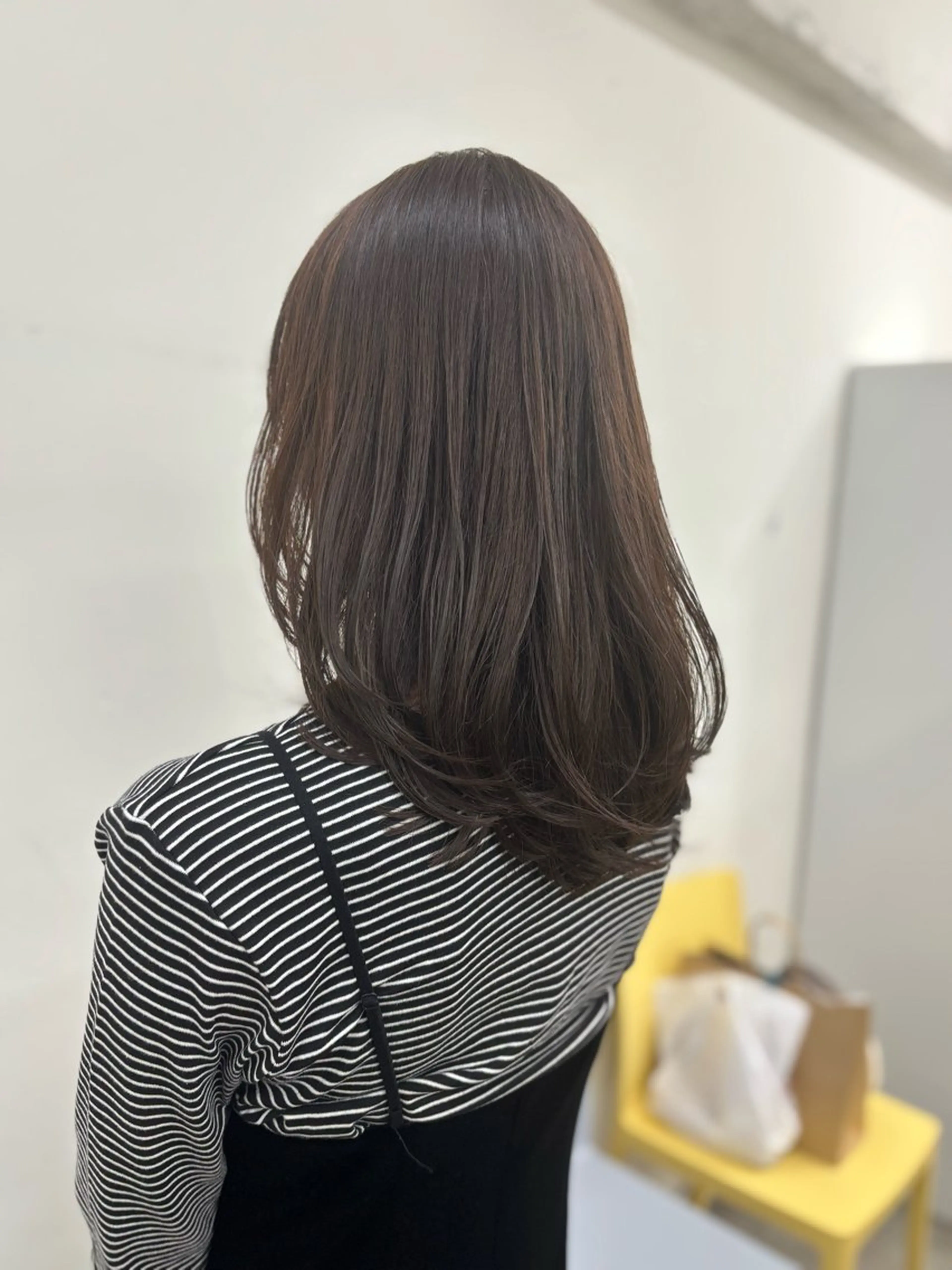 セミロング カラー カット ヘアカラー トリートメント 似合わせ美髪ヘア✨ 天王寺.阿倍野🌈のヘアスタイル