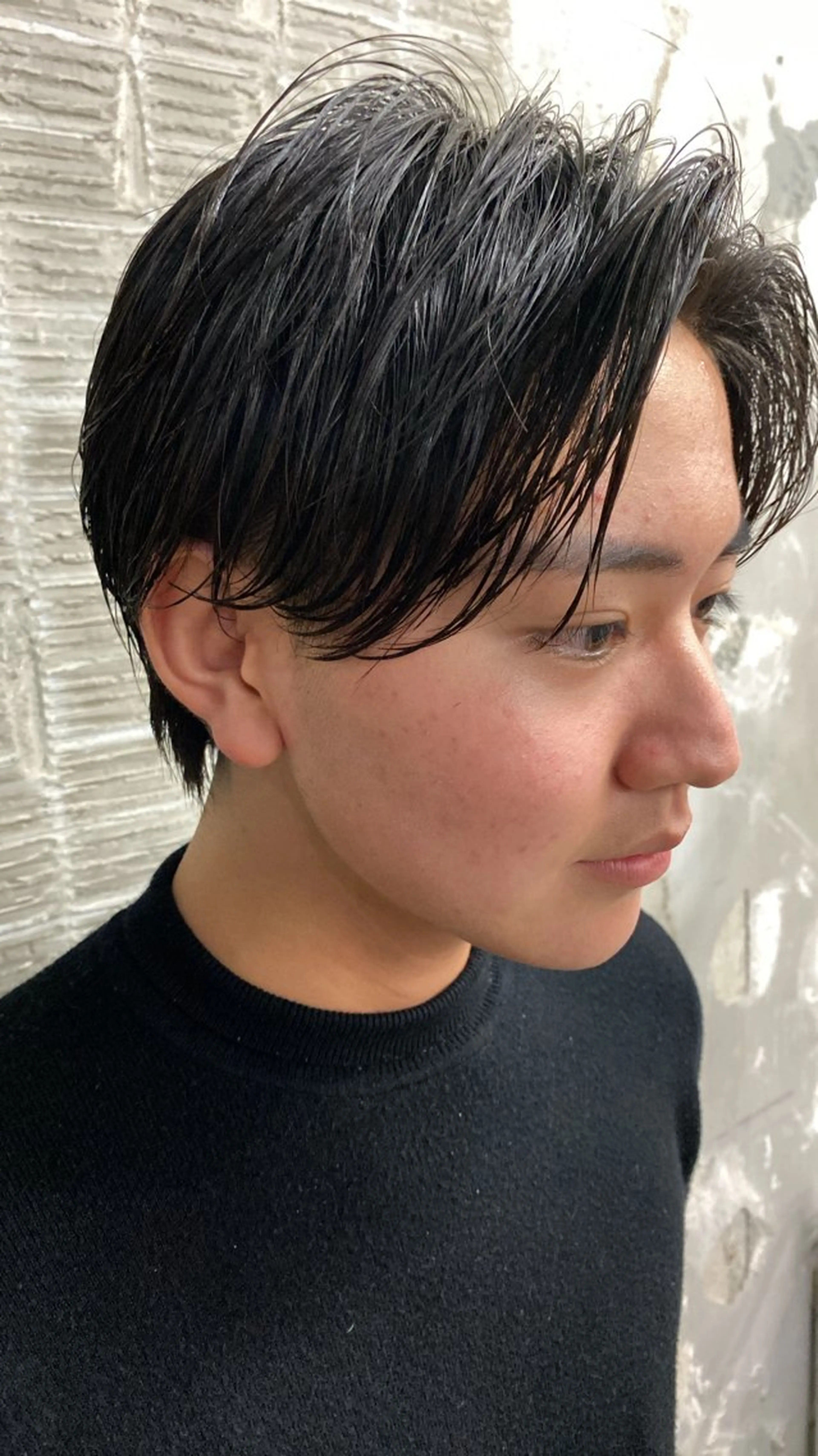 ショート メンズ カット パーマ 藤野 けいごのヘアスタイル