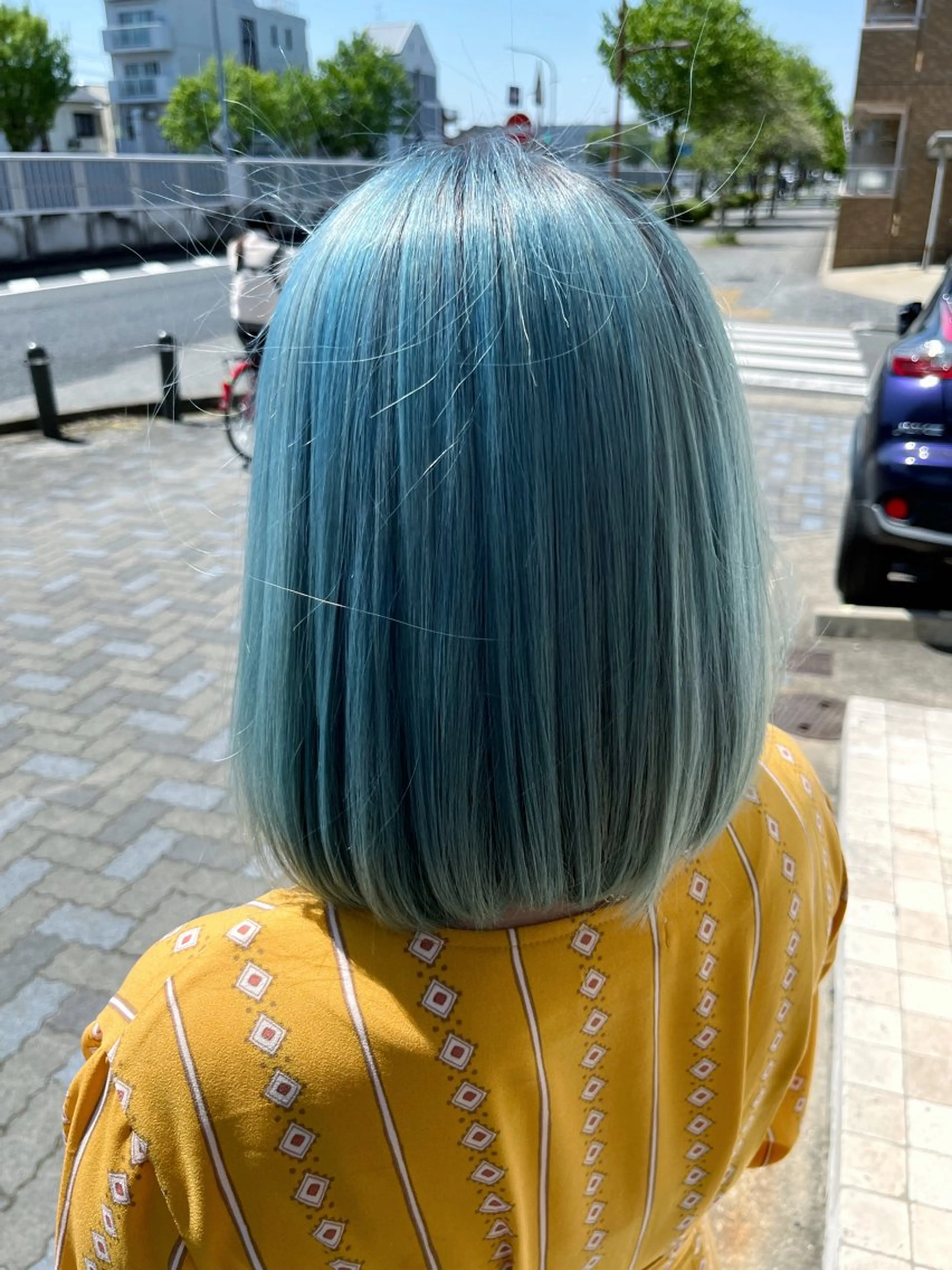 ショート カラー ブリーチ カット ヘアカラー トリートメント SALOWIN名古屋本山店所属・🍀ナガヤマ ヒデアキ🍀のヘアスタイル