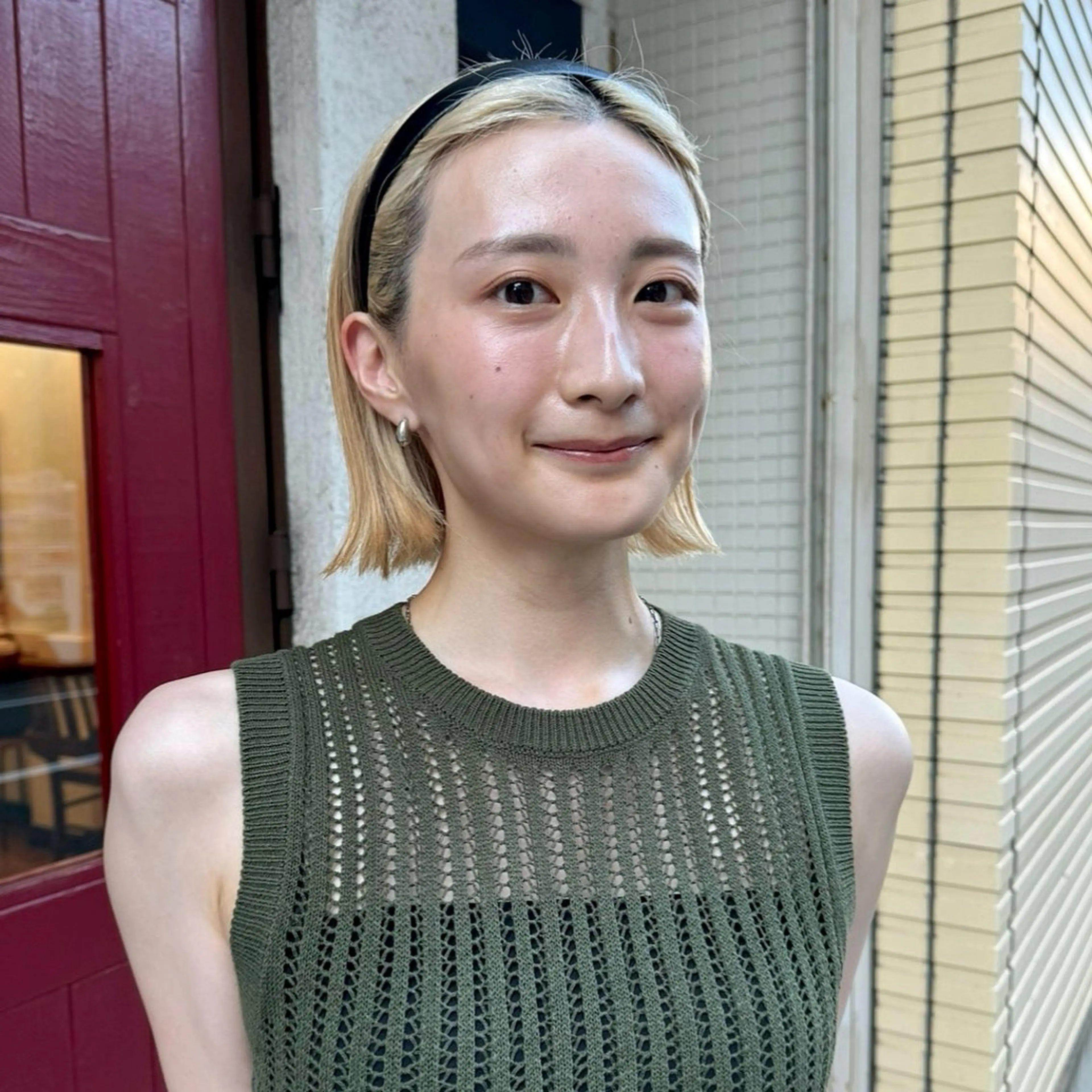 ミディアム カラー カット ヘアカラー トリートメント Lilu しずくのヘアスタイル