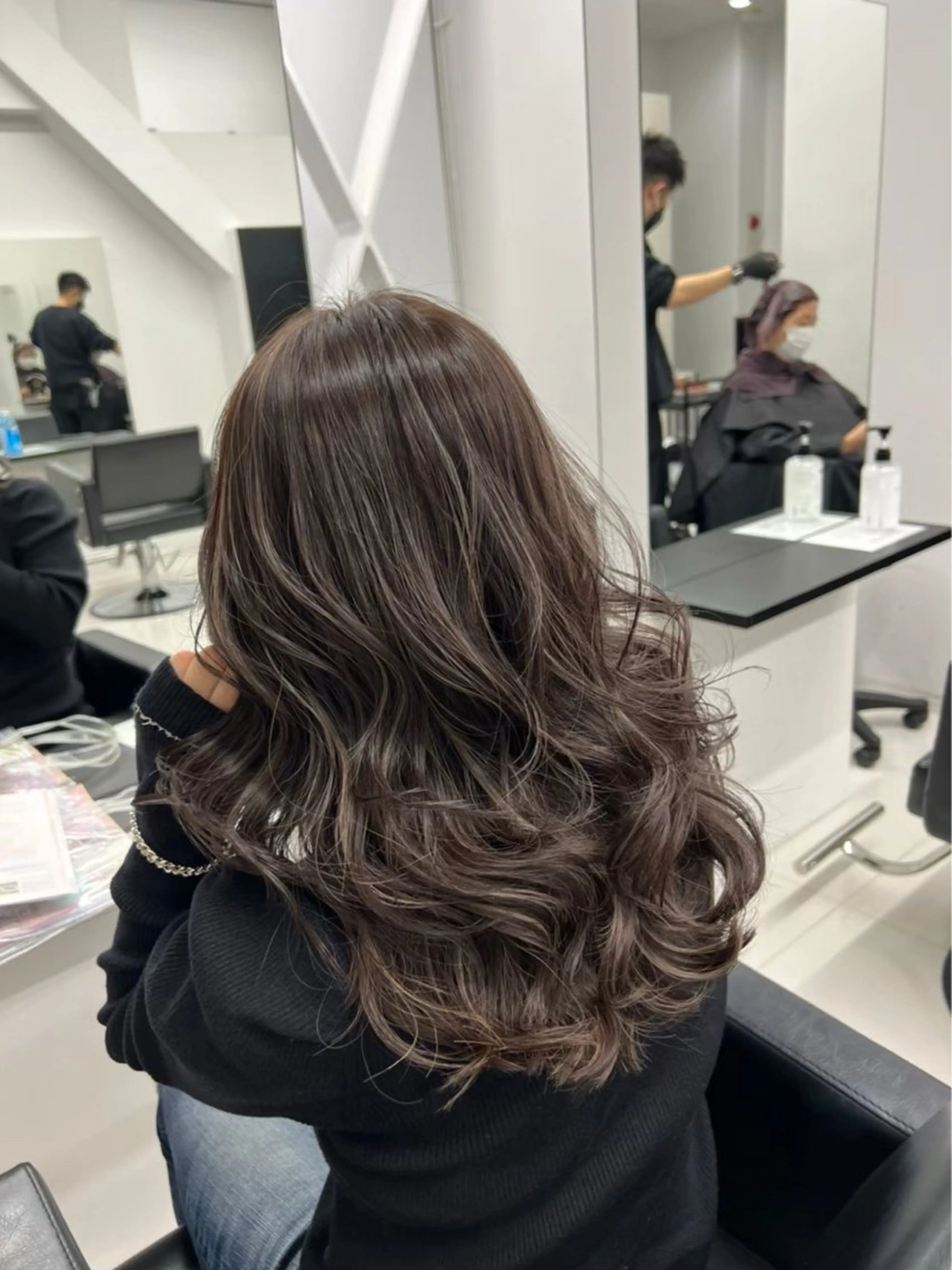 ロング ハイライト ロング kayo/カラー モデル募集中✨のヘアスタイル