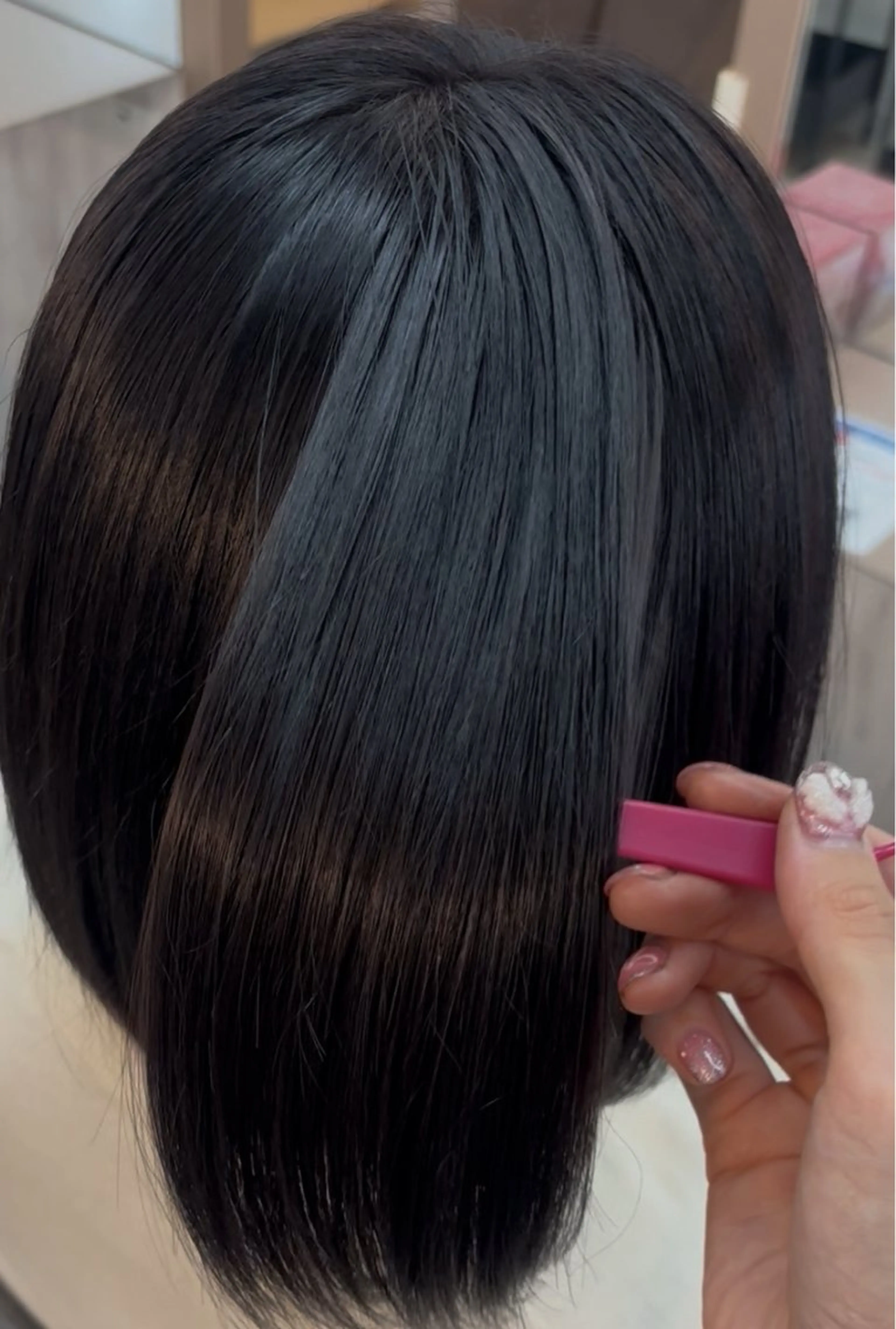 ショート カラー ブラウンカラー ネイビーカラー ヘアカラー カラーモデル募集中♡ ゆいのヘアスタイル