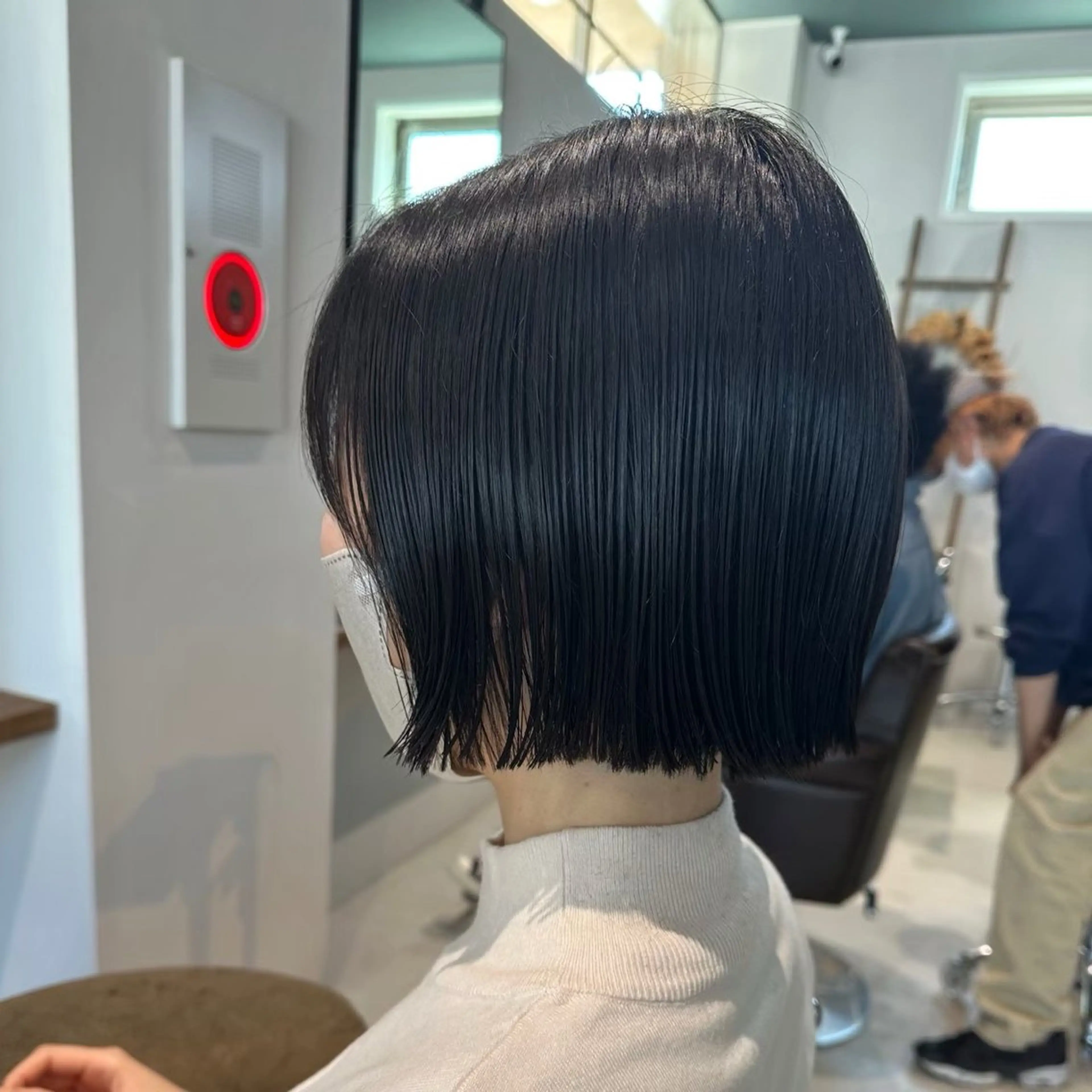 ショート 切りっぱなしボブ ボブ 竹内 えりこのヘアスタイル
