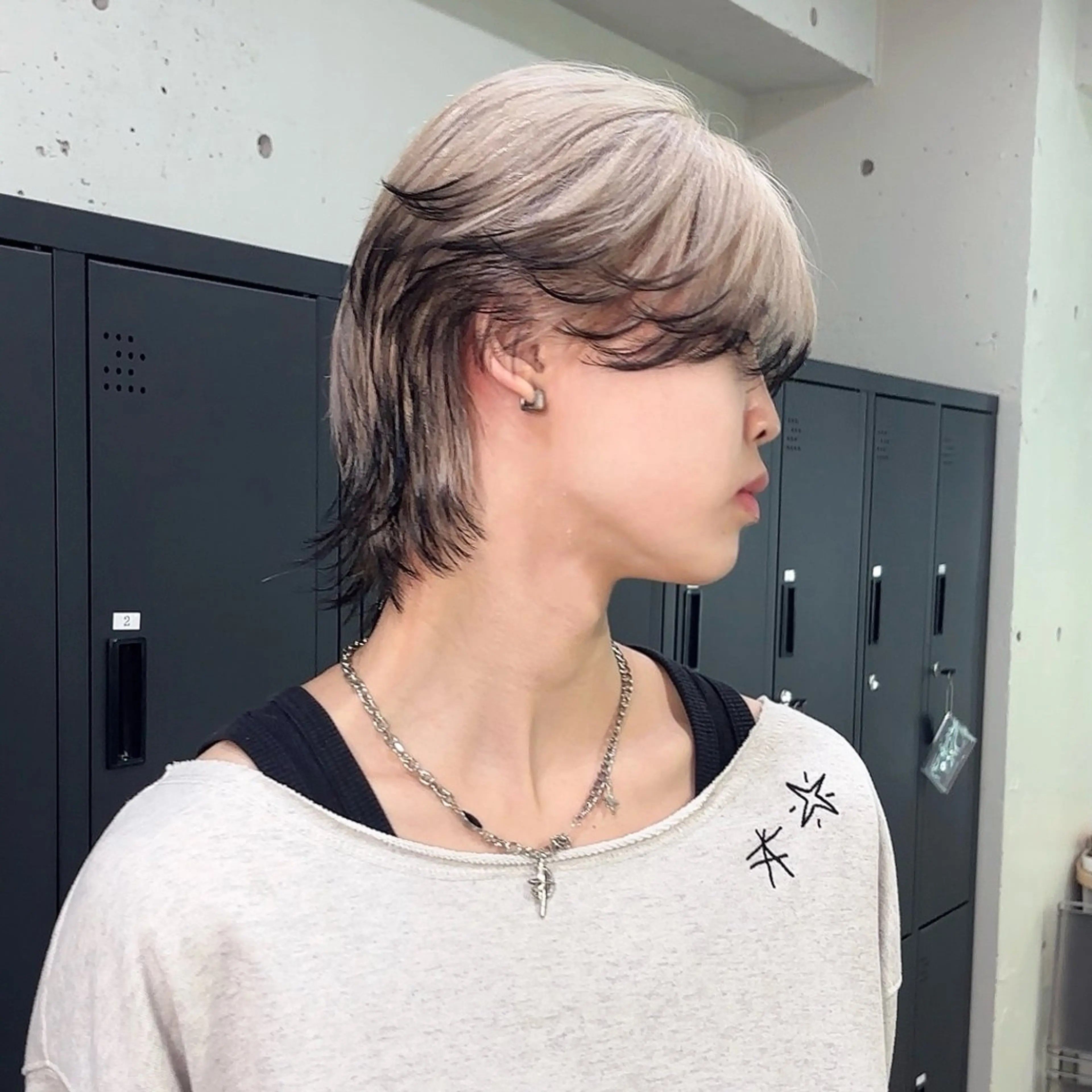 カラー メンズ カット ヘアカラー Miyuki🇰🇷 中/韓メンズヘアのヘアスタイル