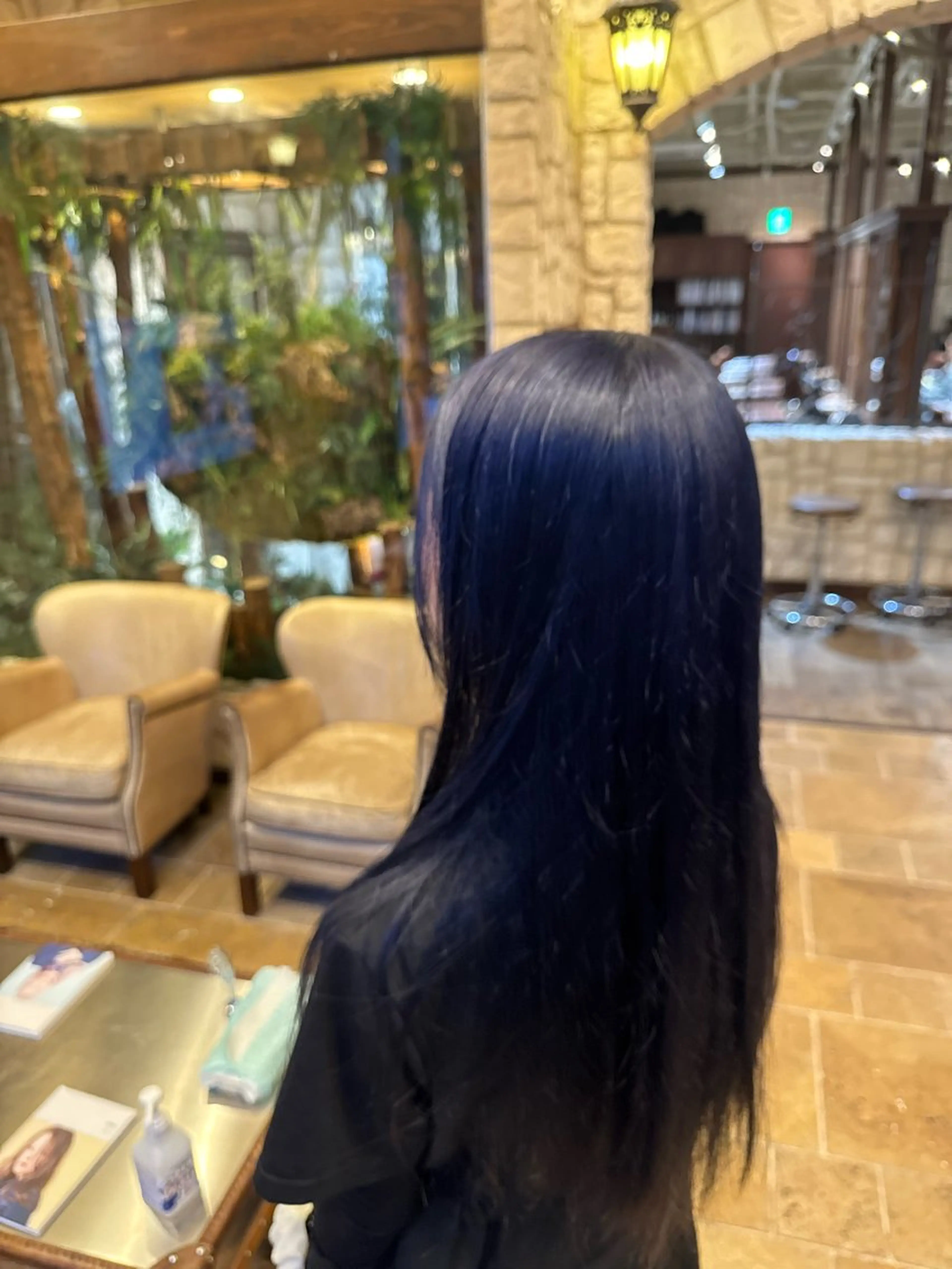 カラー ブルーカラー ヘアカラー 小野聡一郎/デザイン カラー/縮毛矯正特化のヘアスタイル