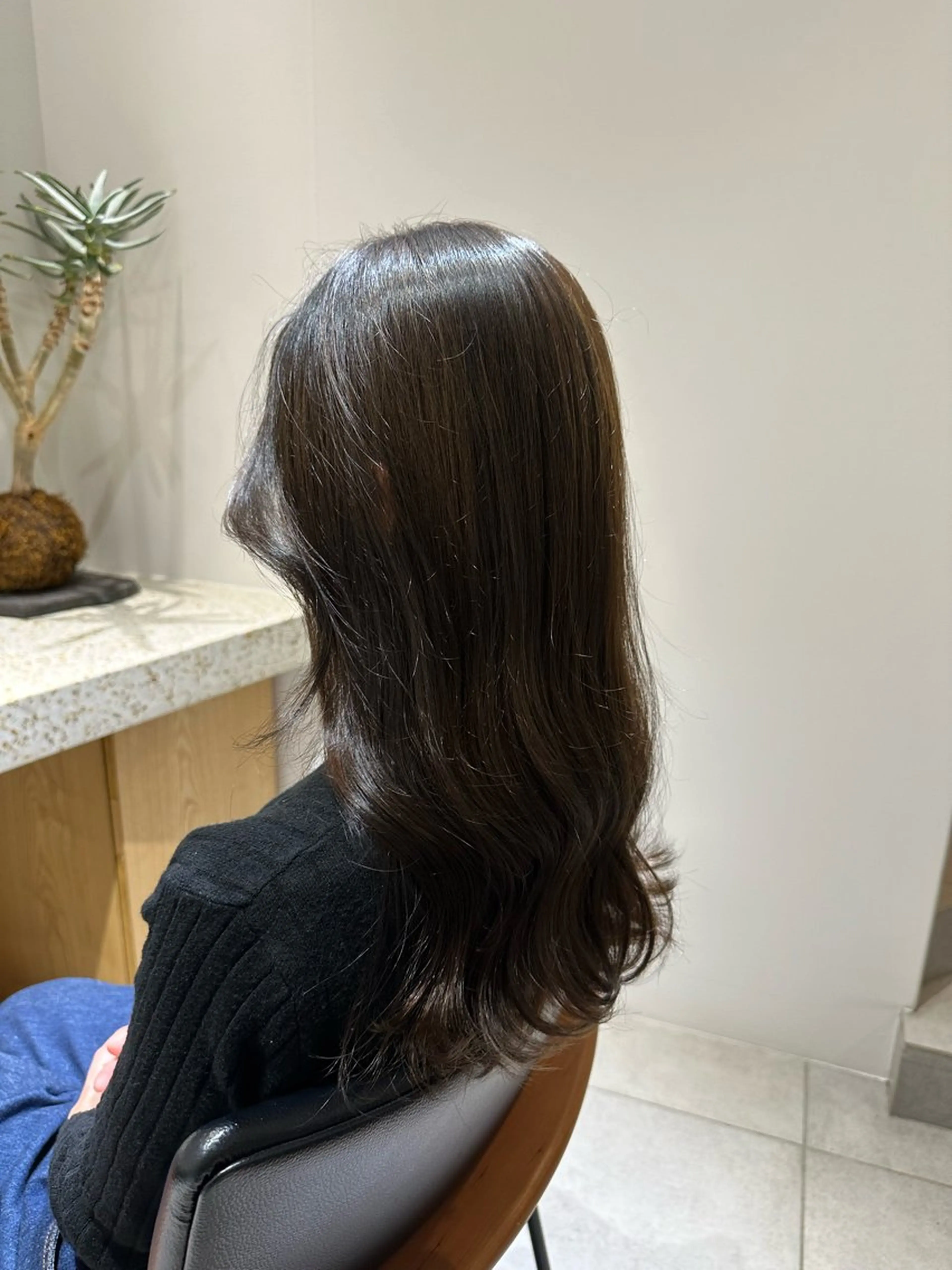 カラー アッシュ 和田 あおいのヘアスタイル