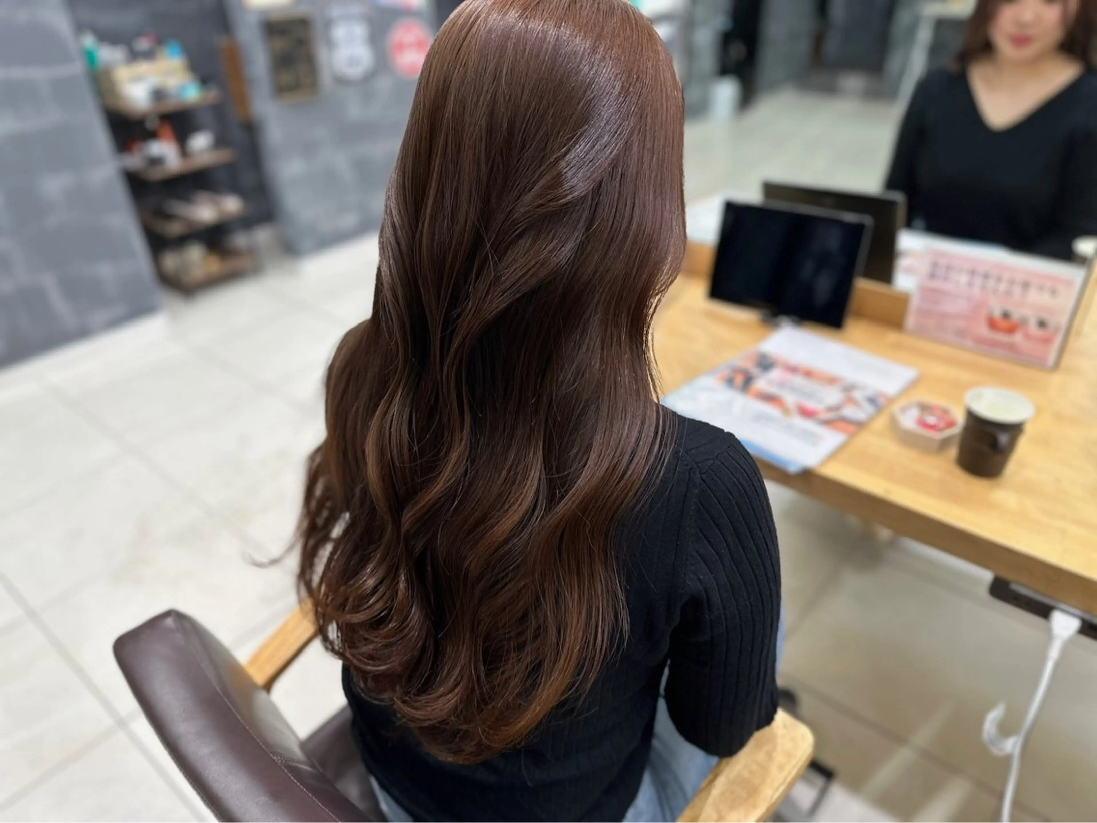 ロング ヘアカラー 髙宮壮真/メンズ 🍑暖色カラー🍑のヘアスタイル