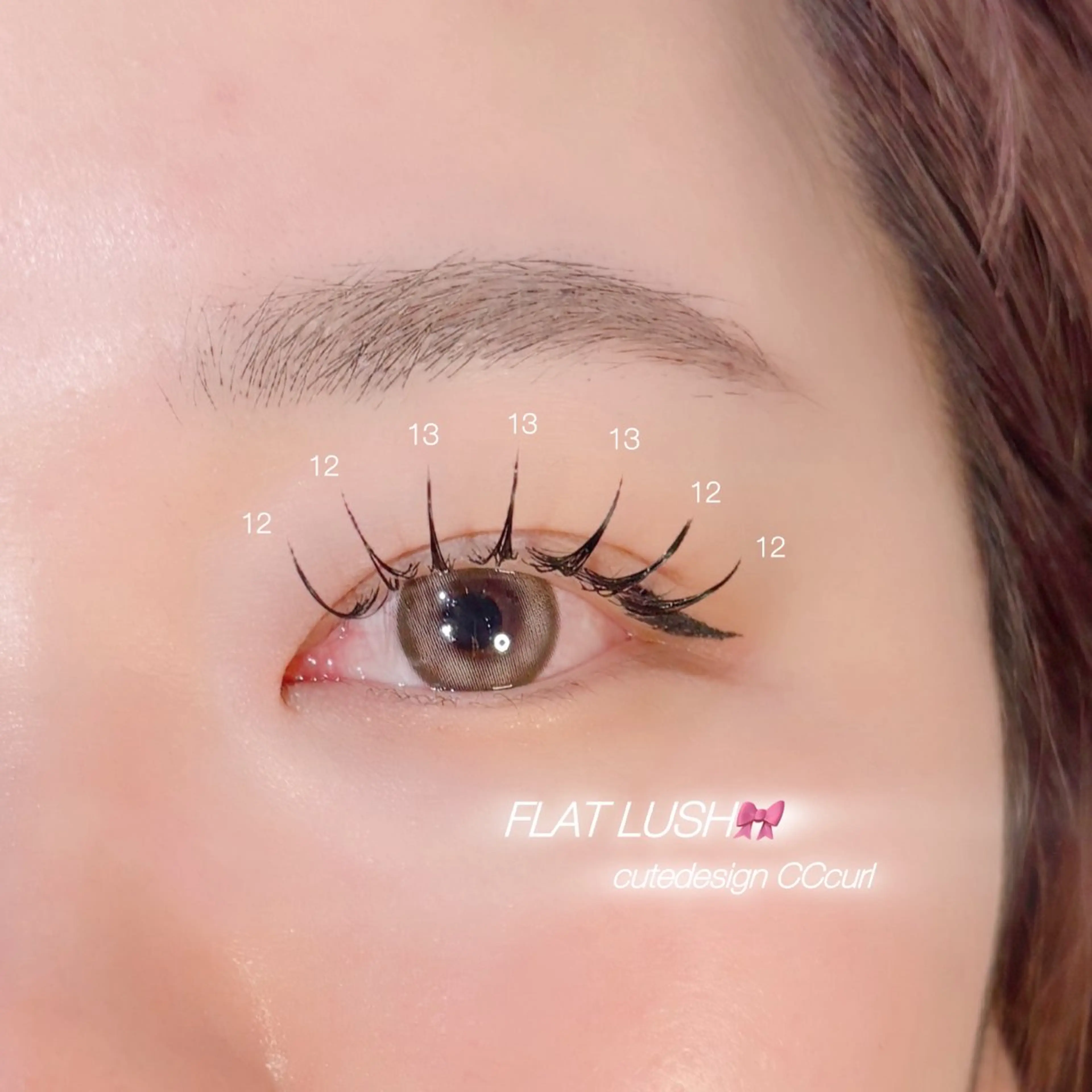 マツエク・マツパ CreBiA🎀 ayaのマツエク・マツパデザイン