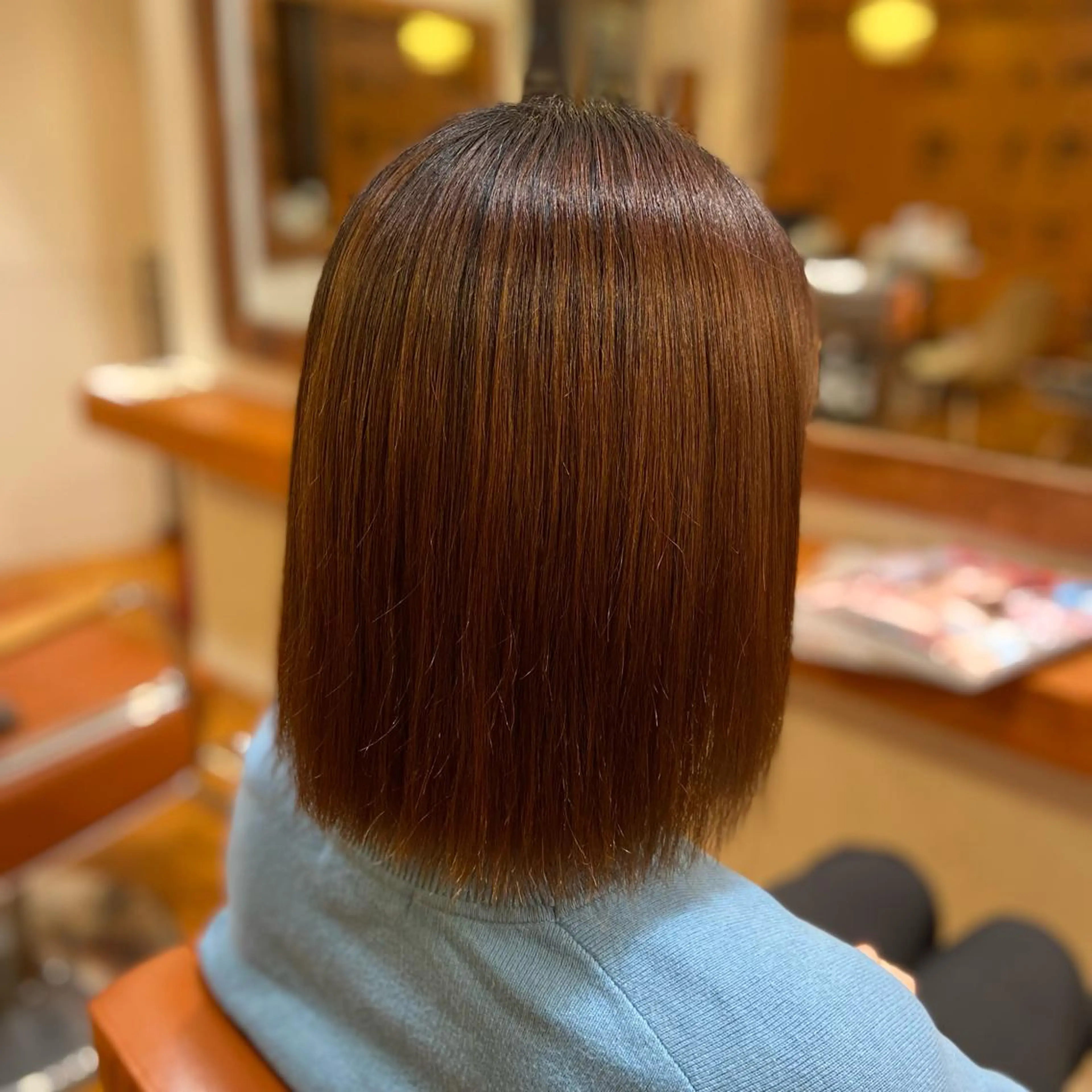 ショート パーマ ストレートパーマ organic life所属・IWASHITA TAKESHIのヘアスタイル