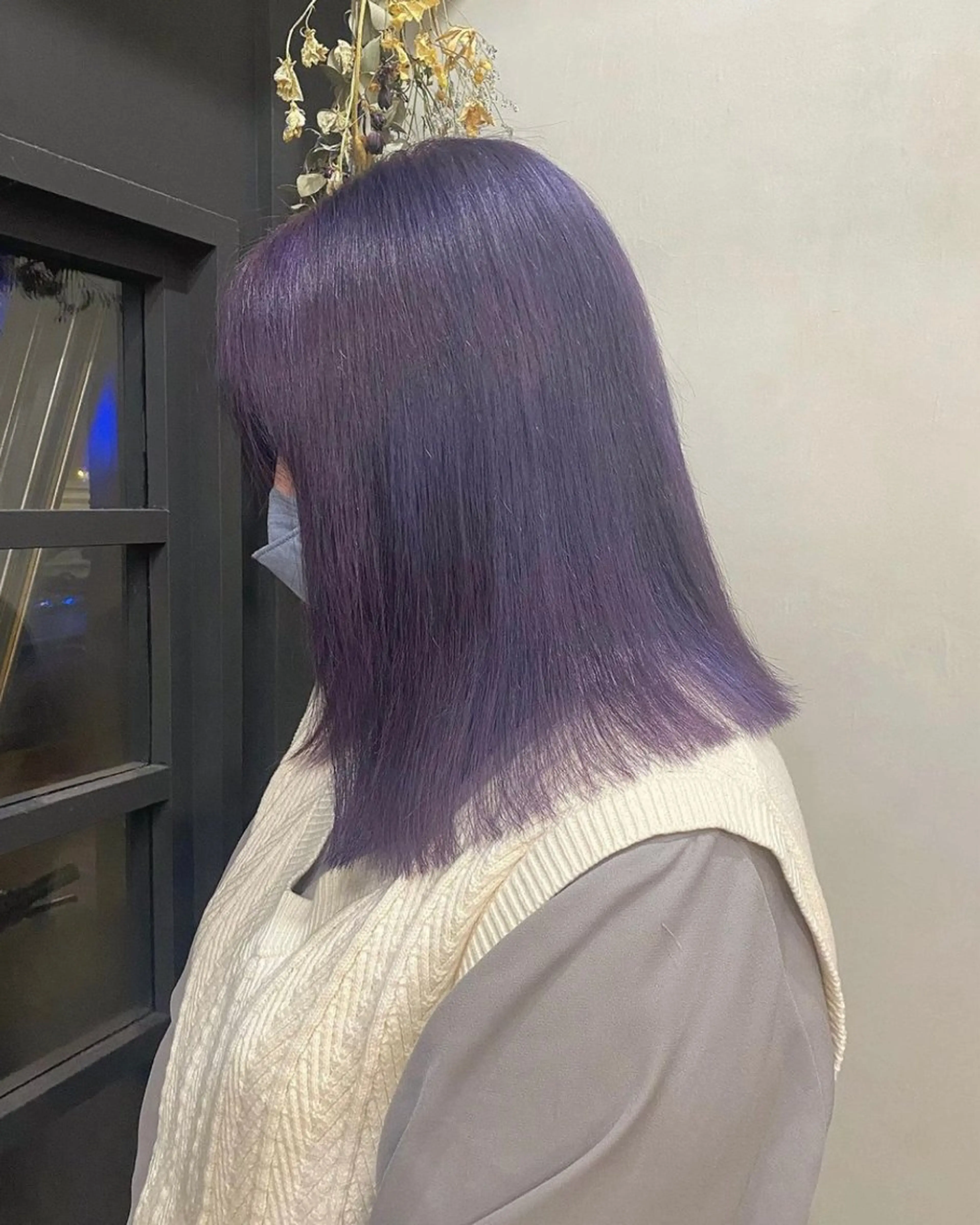 セミロング カラー ラベンダーカラー ✨メンズ縮毛モデル 募集✨イブキのヘアスタイル