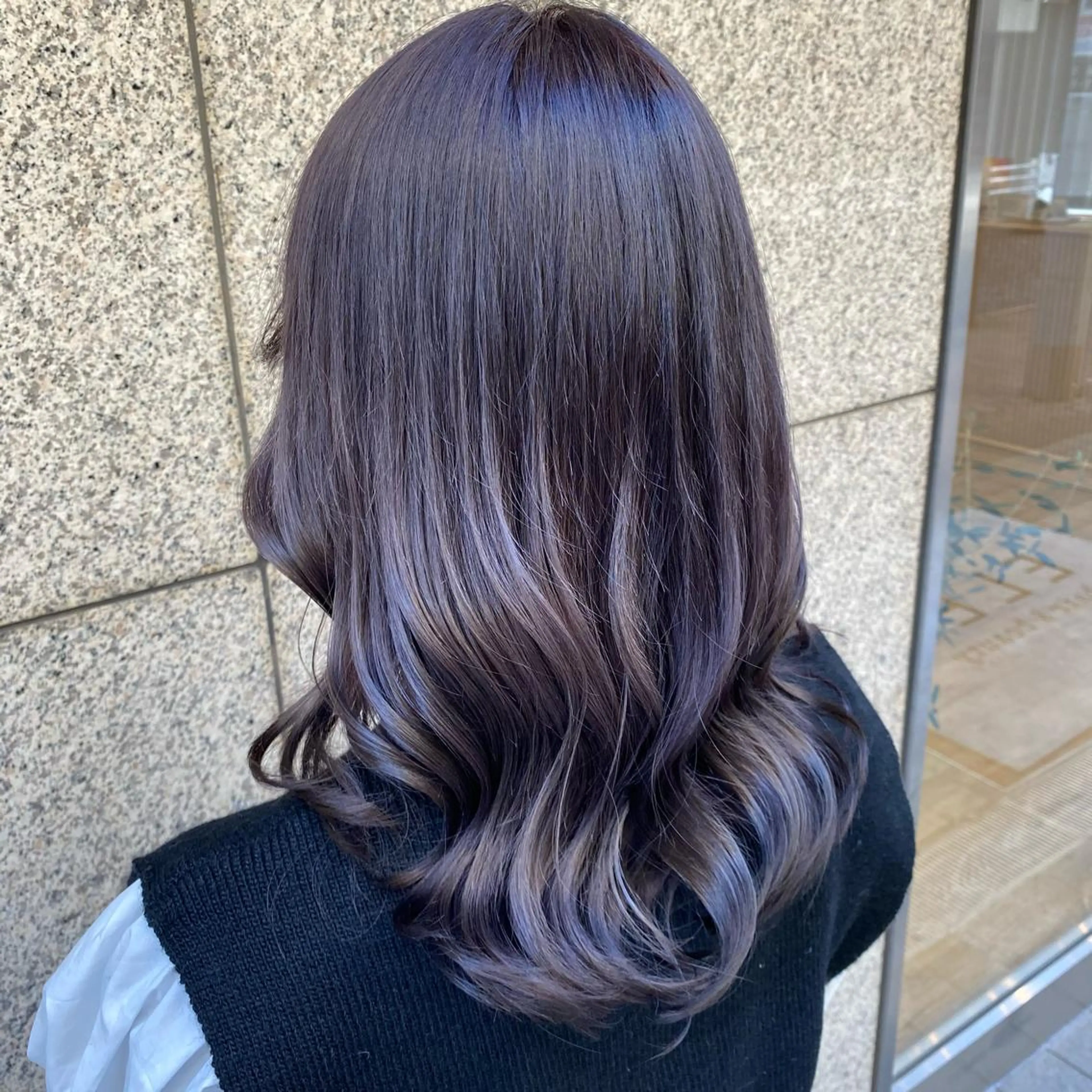 ロング メンズ縮毛矯正 ニュアンスパーマのヘアスタイル