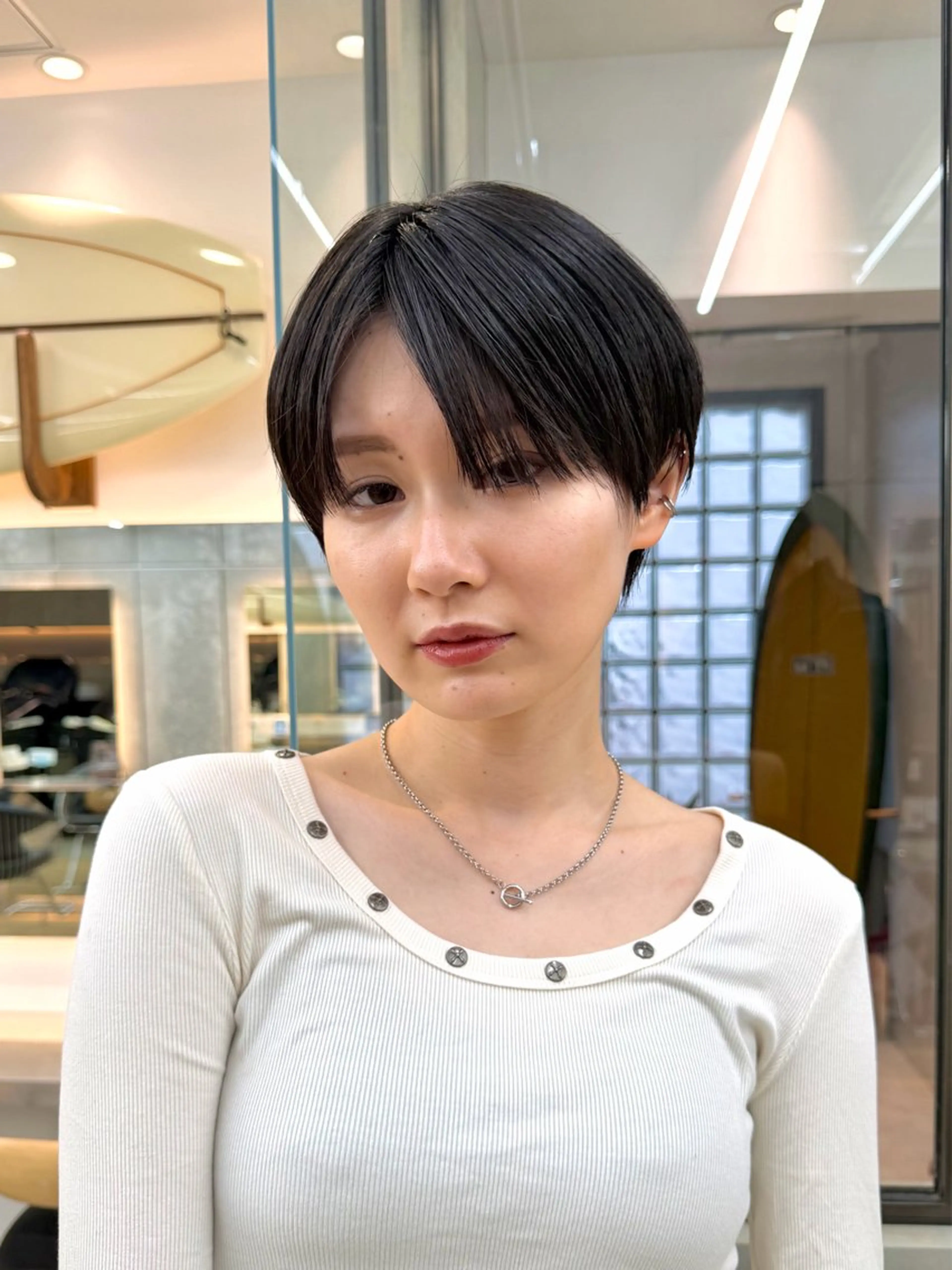 ショート カラー カット ヘアカラー トリートメント 縮毛/ショート/ボブ /ブリーチ❣️ともきのヘアスタイル